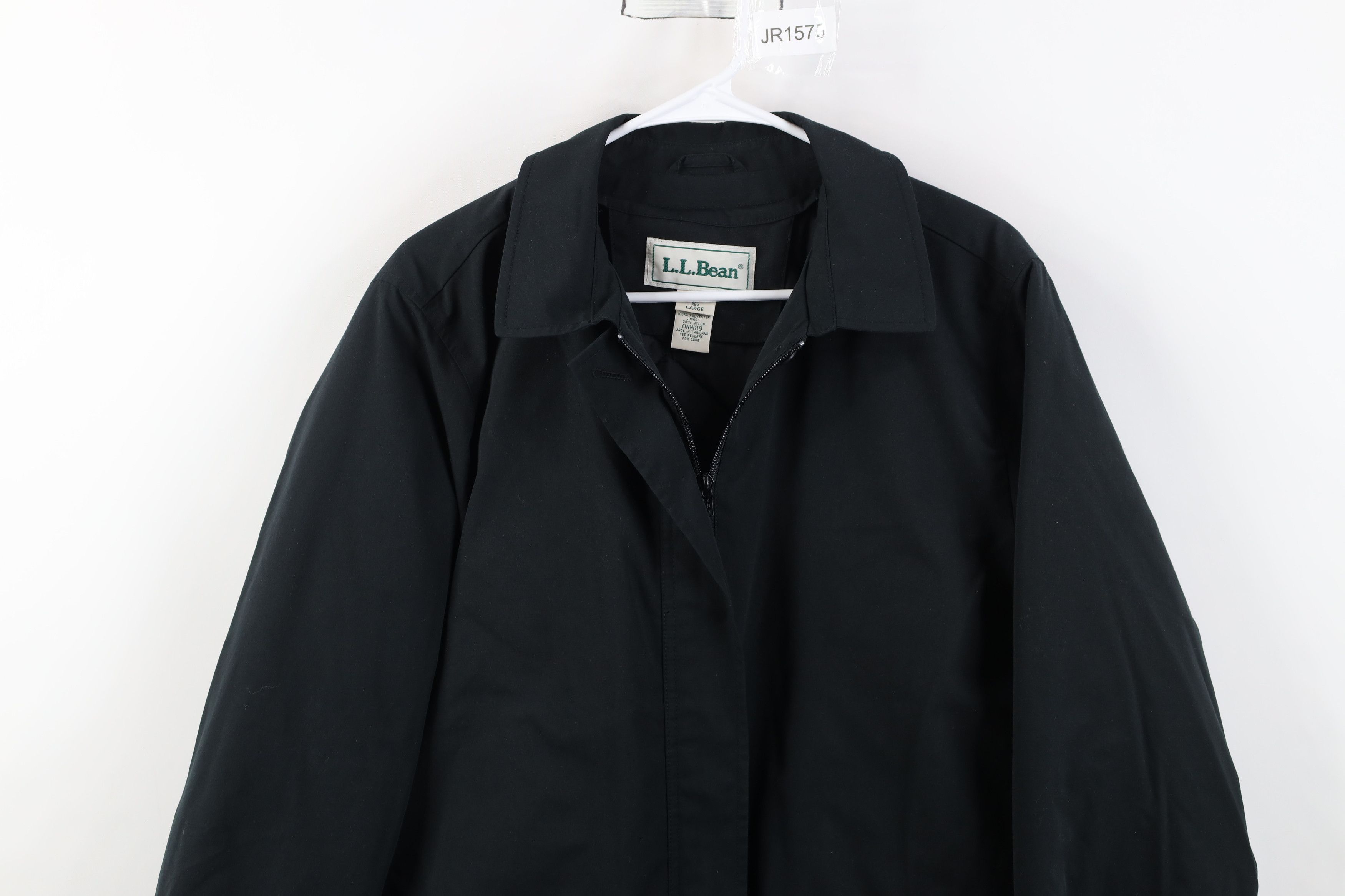 L.L. Bean Vintage 90s LL Bean Quilted Lined Microfiber Barn Jacket Size L / US 10 / IT 46 - 2 Thumbnail