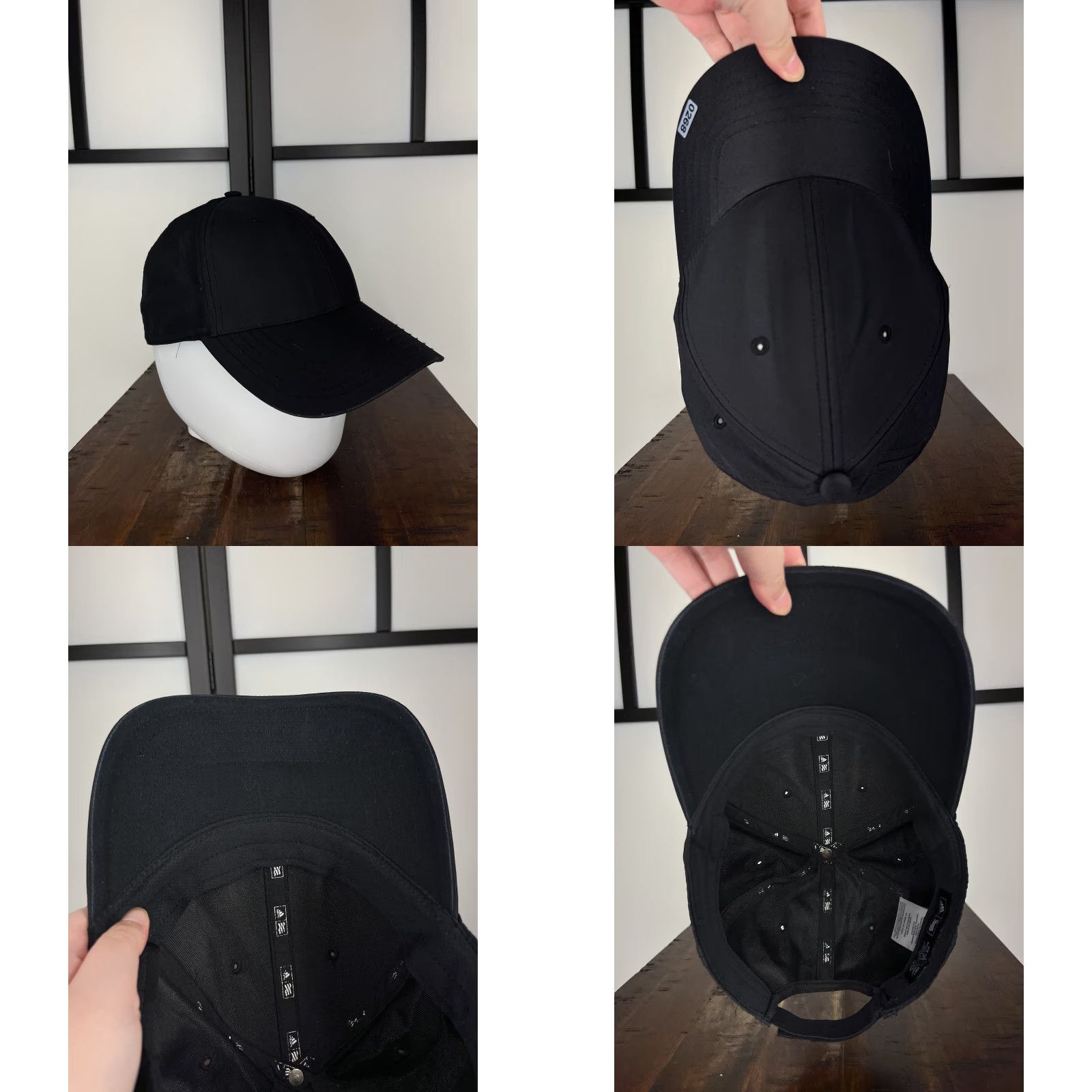Adidas Adidas Hat Cap Strap Back One Size Adult Black Embroidered 100% Polyester Golf Baseball Cap Mens Hat Size ONE SIZE - 8 Thumbnail