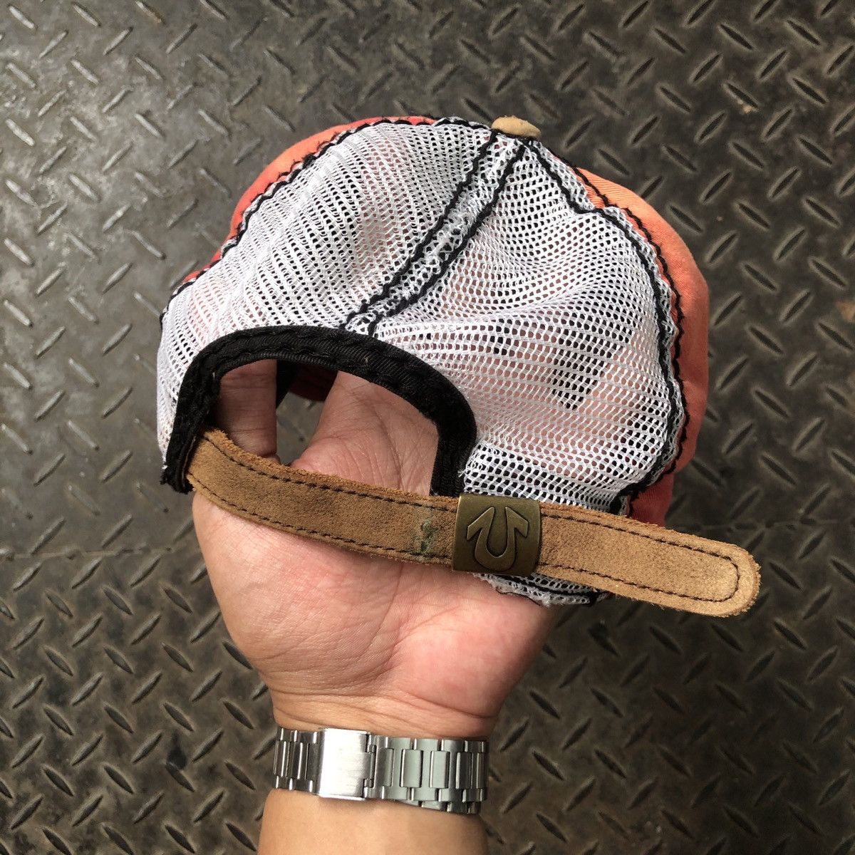 True Religion 🚫 SOLD 🚫 Vintage True Religion Mountain Distressed Hat Size ONE SIZE - 6 Thumbnail