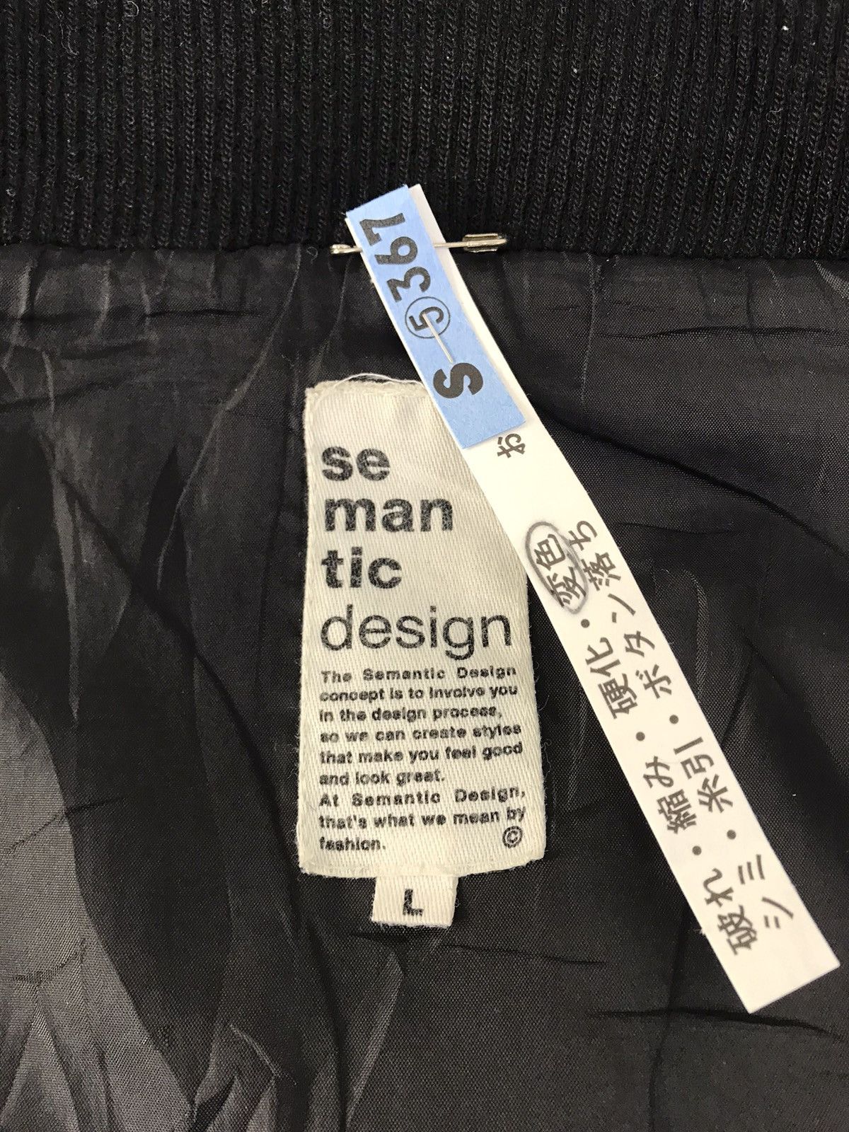 Japanese Brand Semantic Design Bomber Padded Jacket Cyber Punk YA848j Size M / US 6-8 / IT 42-44 - 6 Thumbnail