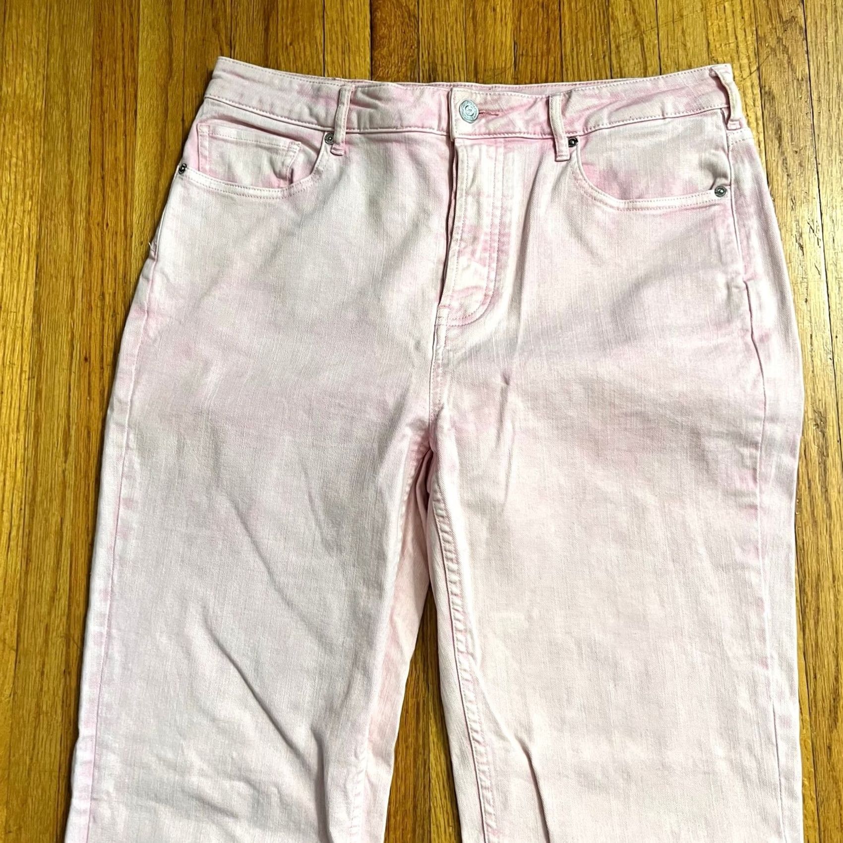 Scotch & Soda Scotch & Soda Womens Jeans Sky High-Rise Straight Pink Button Fly 30 X32 Size 30" / US 8 / IT 44 - 2 Thumbnail