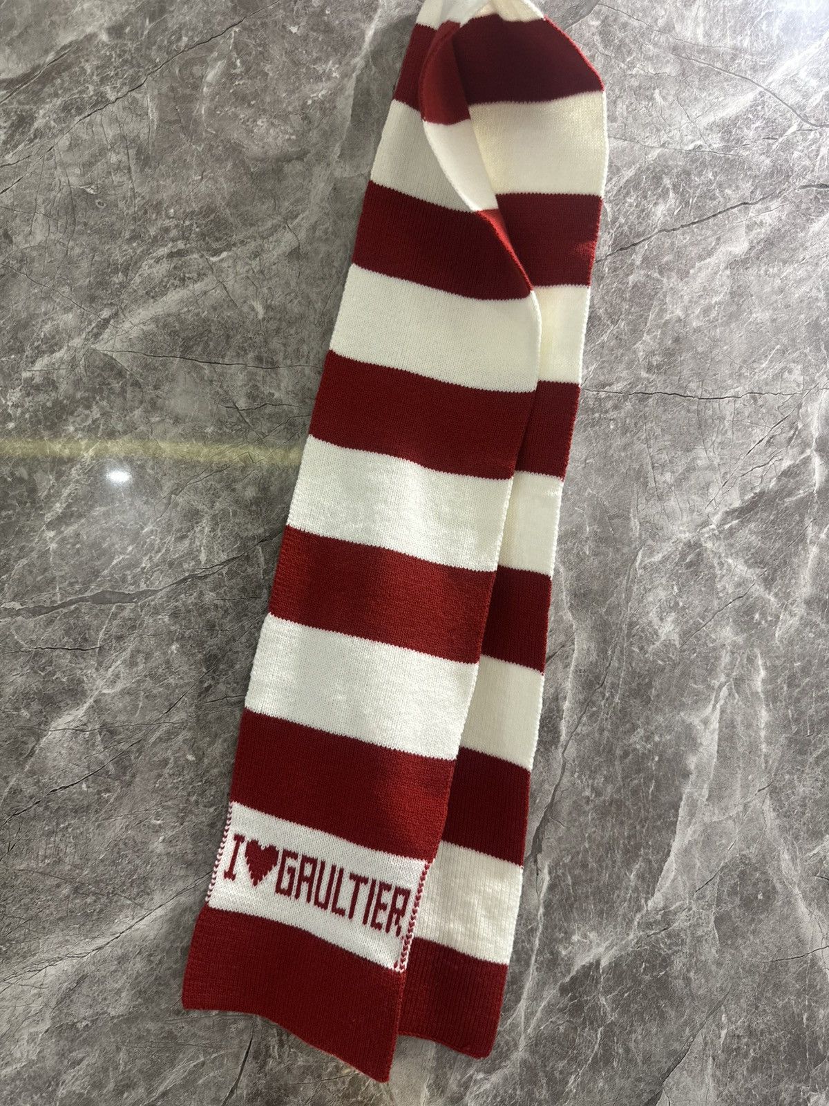 Jean Paul Gaultier Jean Paul Gaultier “I love Gaultier” Vintage Scarf Size ONE SIZE - 4 Thumbnail