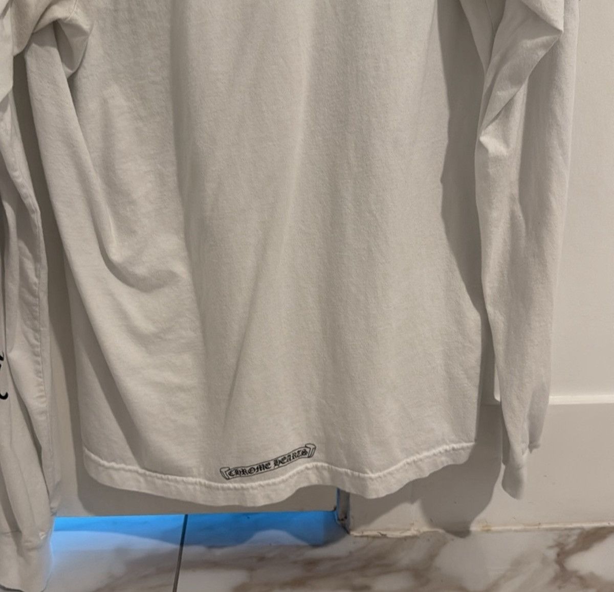 Chrome Hearts Chrome Hearts scripted Neck Script Logo Long Sleeve Tee Size US L / EU 52-54 / 3 - 6 Thumbnail