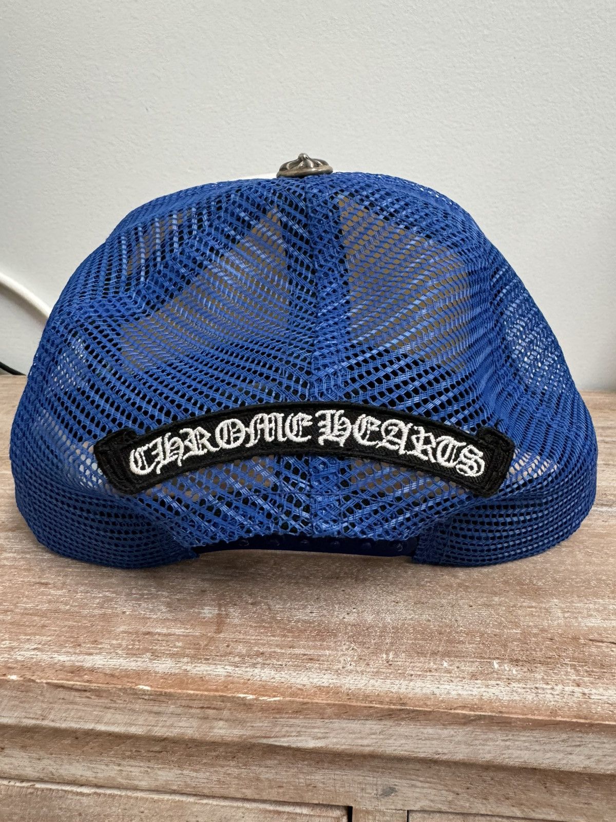 Chrome Hearts Triple Cemetery Cross Logo Trucker Cap Size ONE SIZE - 3 Thumbnail