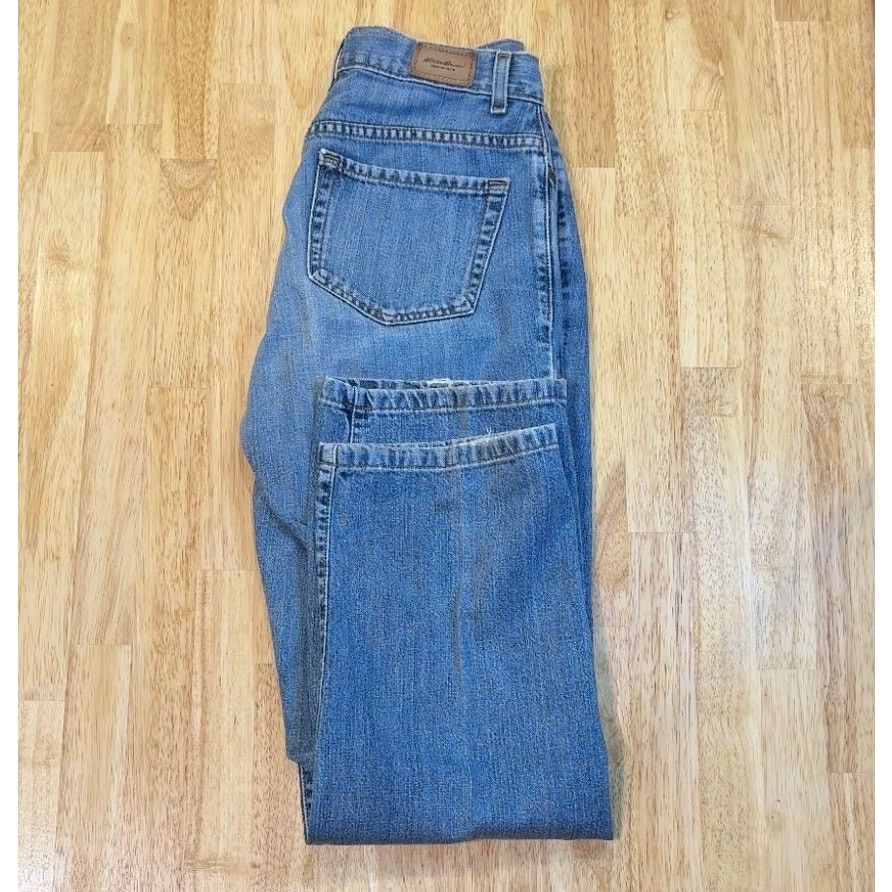 Eddie Bauer Eddie Bauer Womens Straight Fit Relaxed Jeans 8R Size 30" / US 8 / IT 44 - 2 Thumbnail