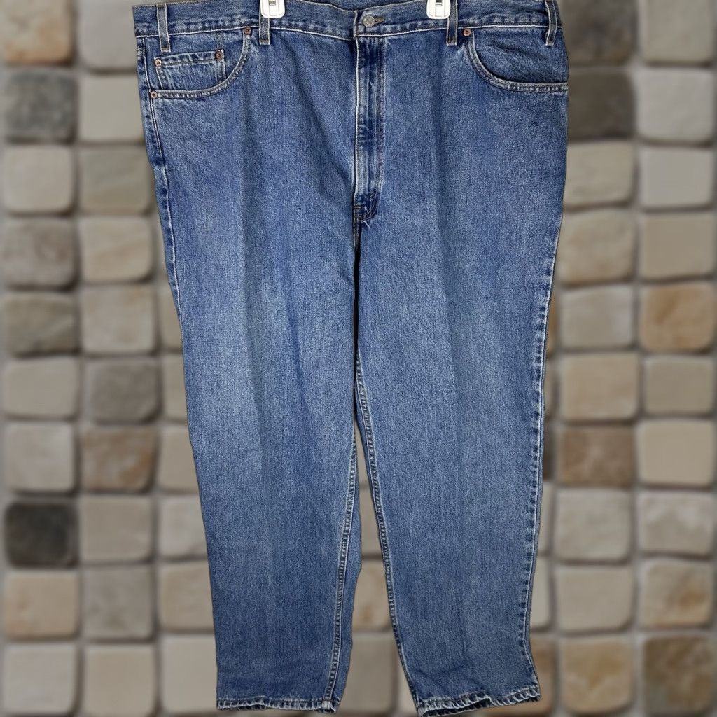 Levi's Levi's 550 Jeans Relaxed Fit W48 X L32 Made In USA Blue Cotton Inseam 32 Regular Men USA Shirt? Size US 32 / EU 48 - 1 Thumbnail