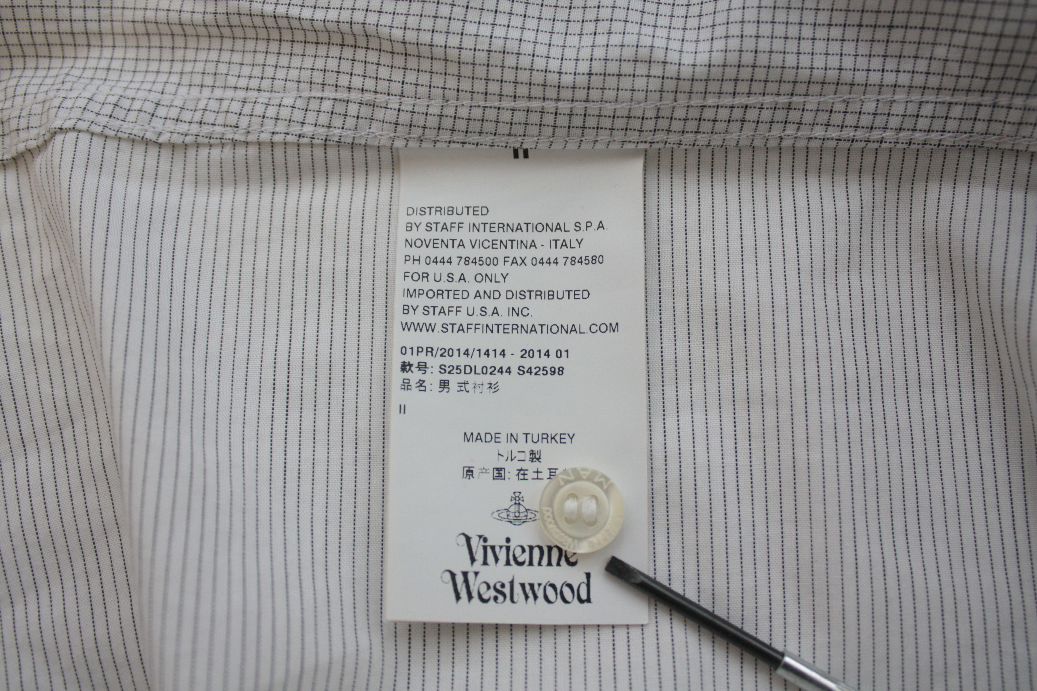 Vivienne Westwood Vivienne Westwood Short Sleeve Shirt Men's II Size US M / EU 48-50 / 2 - 6 Thumbnail