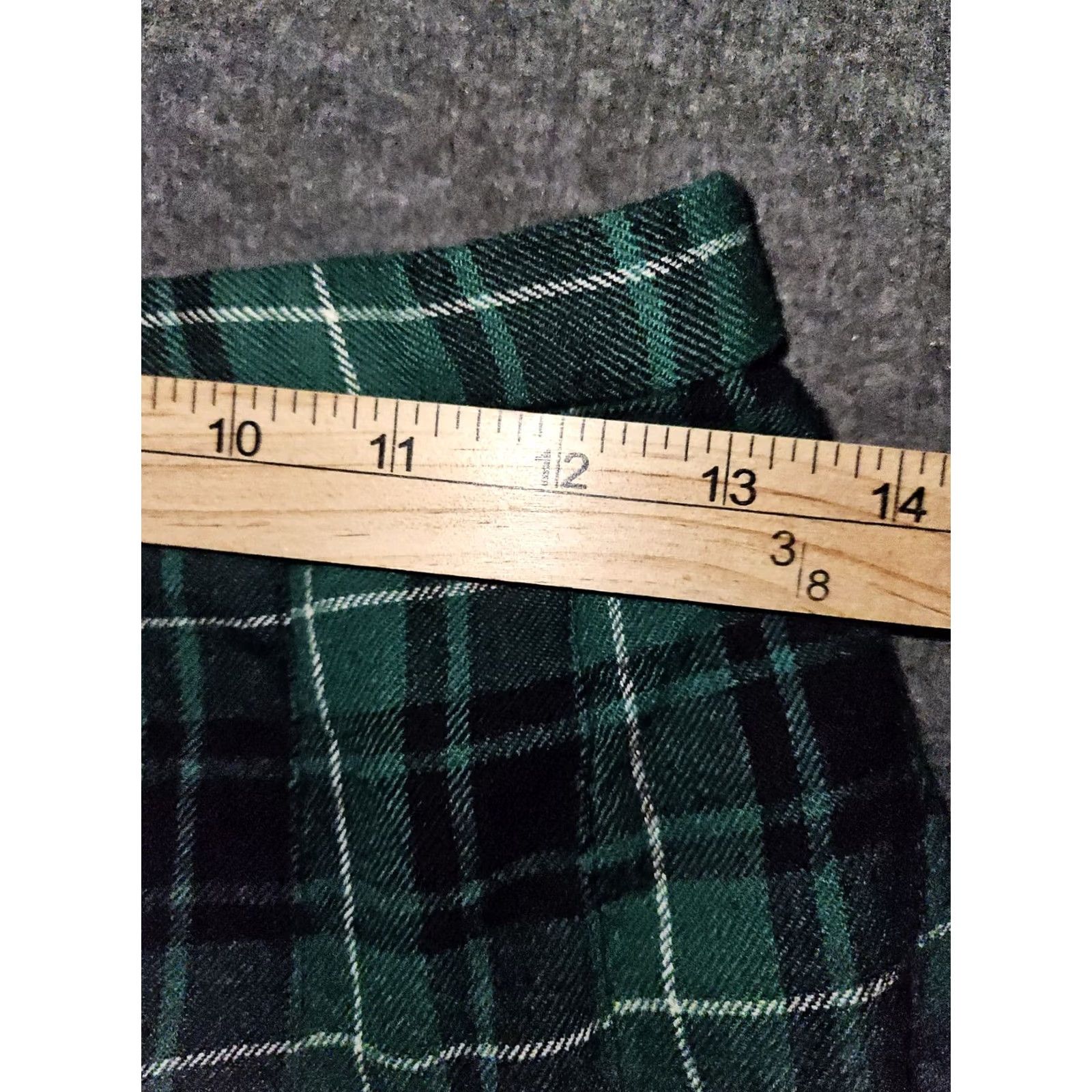 Pendleton Pendleton Wool Maxi Skirt Women's 8 Green Plaid Pleated Button Zip USA Vintage 80s Preppy Womens Fashion Size 30" / US 8 / IT 44 - 3 Thumbnail