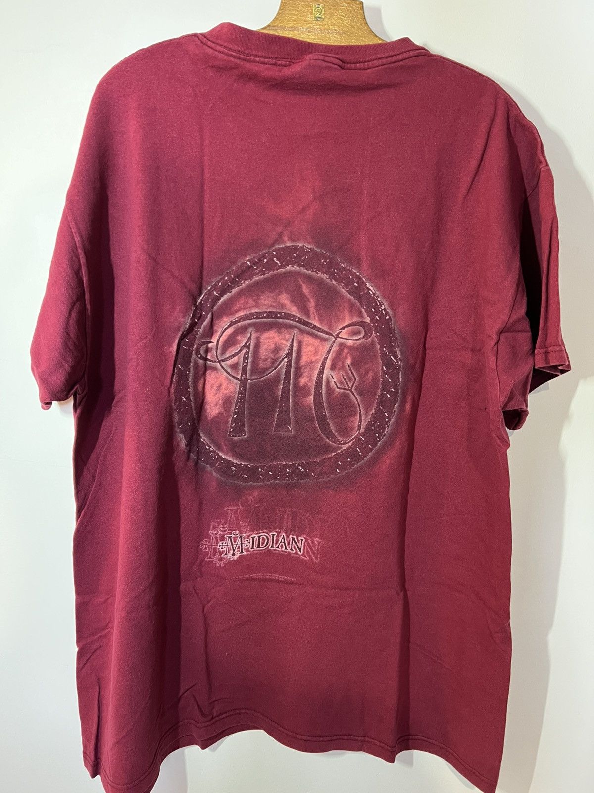 Band Tees Cradle of filth vintage Midian 00s burgundy shirt Size US XL / EU 56 / 4 - 4 Thumbnail