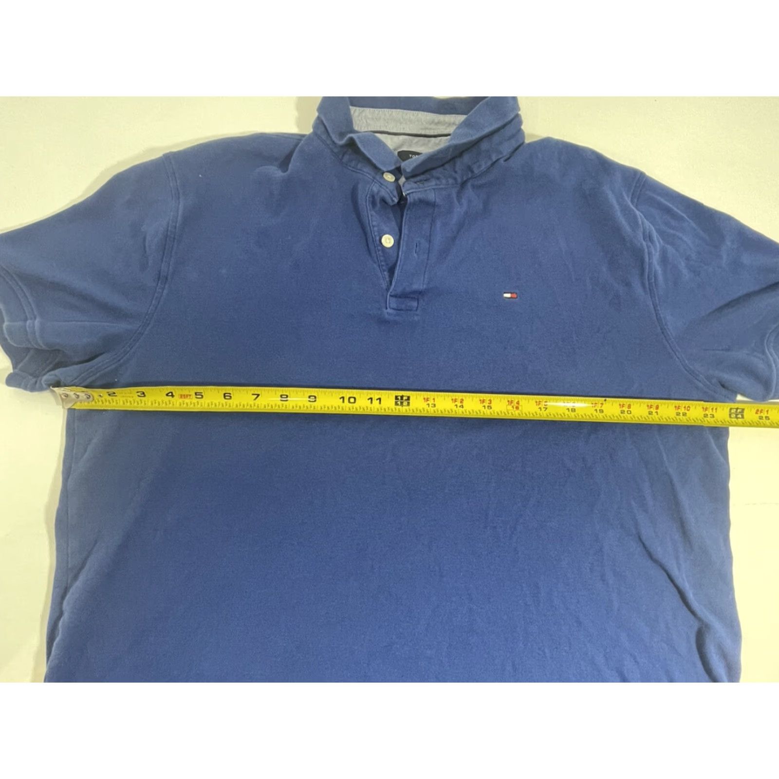 Tommy Hilfiger Tommy Hilfiger Polo Shirt Men XL Button-Down Short Sleeve Blue Chest Logo 100% Cotton Size US XL / EU 56 / 4 - 6 Thumbnail