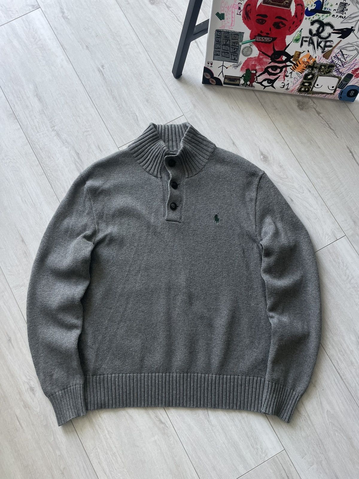 Polo Ralph Lauren Vintage Y2K Polo Ralph Lauren 00’s Sweater 1/4 RARE Size US S / EU 44-46 / 1 - 1 Thumbnail