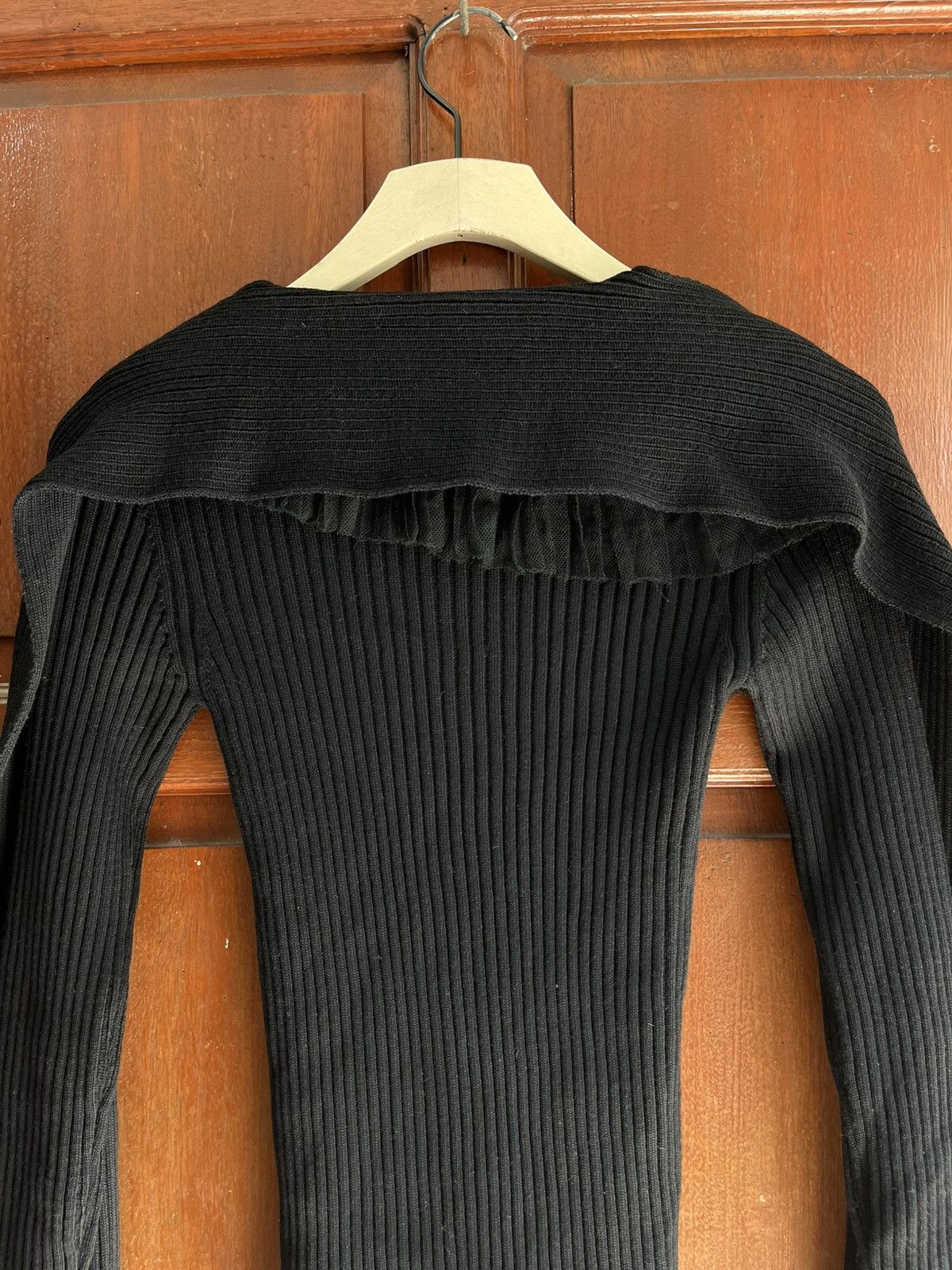 Jean Paul Gaultier JEAN PAUL GAULTIER RIBBED WOOL KNIT LONGSLEEVE Size M / US 6-8 / IT 42-44 - 9 Thumbnail
