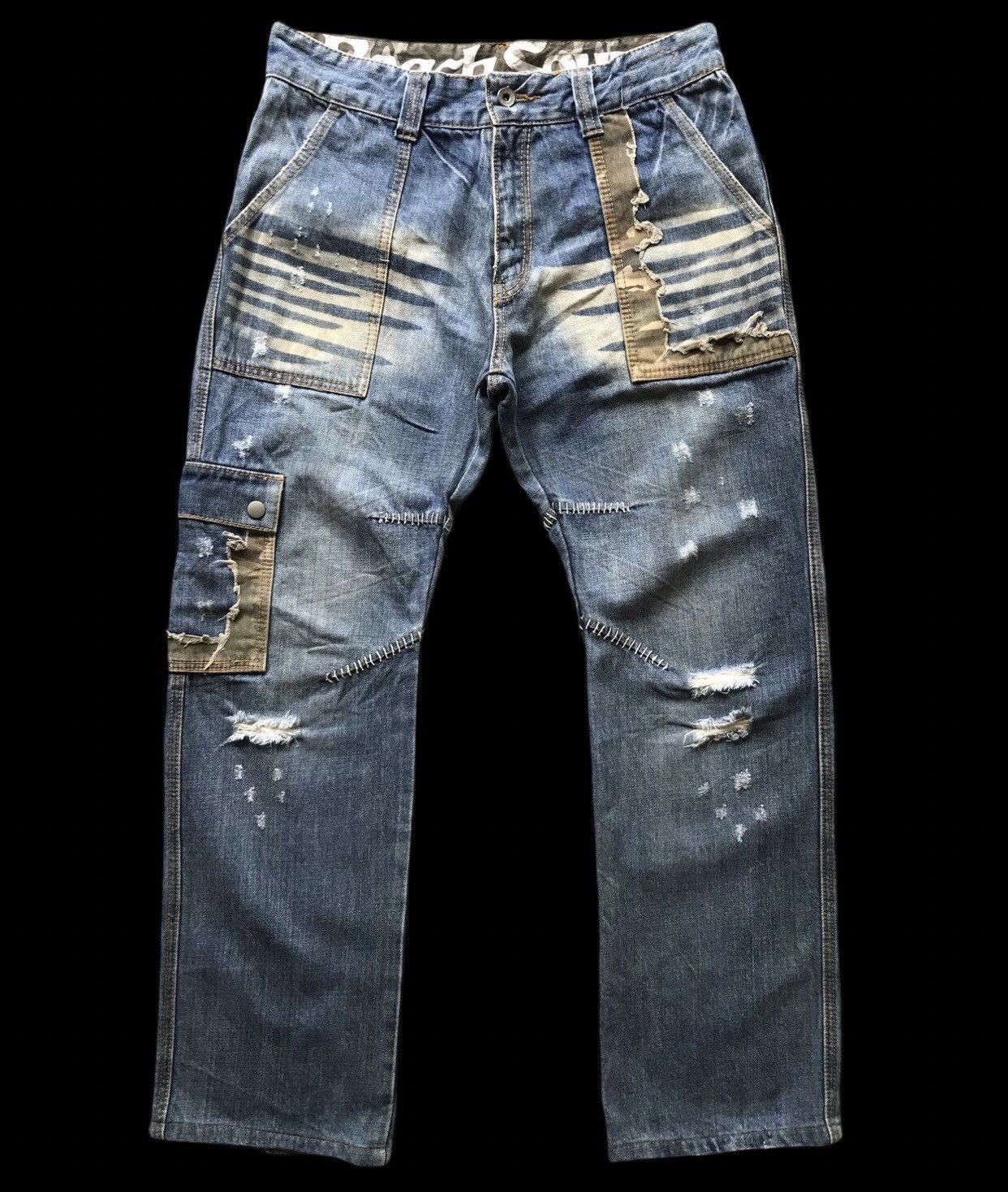 TWENTY WORKS Japan Distressed Cargo denim