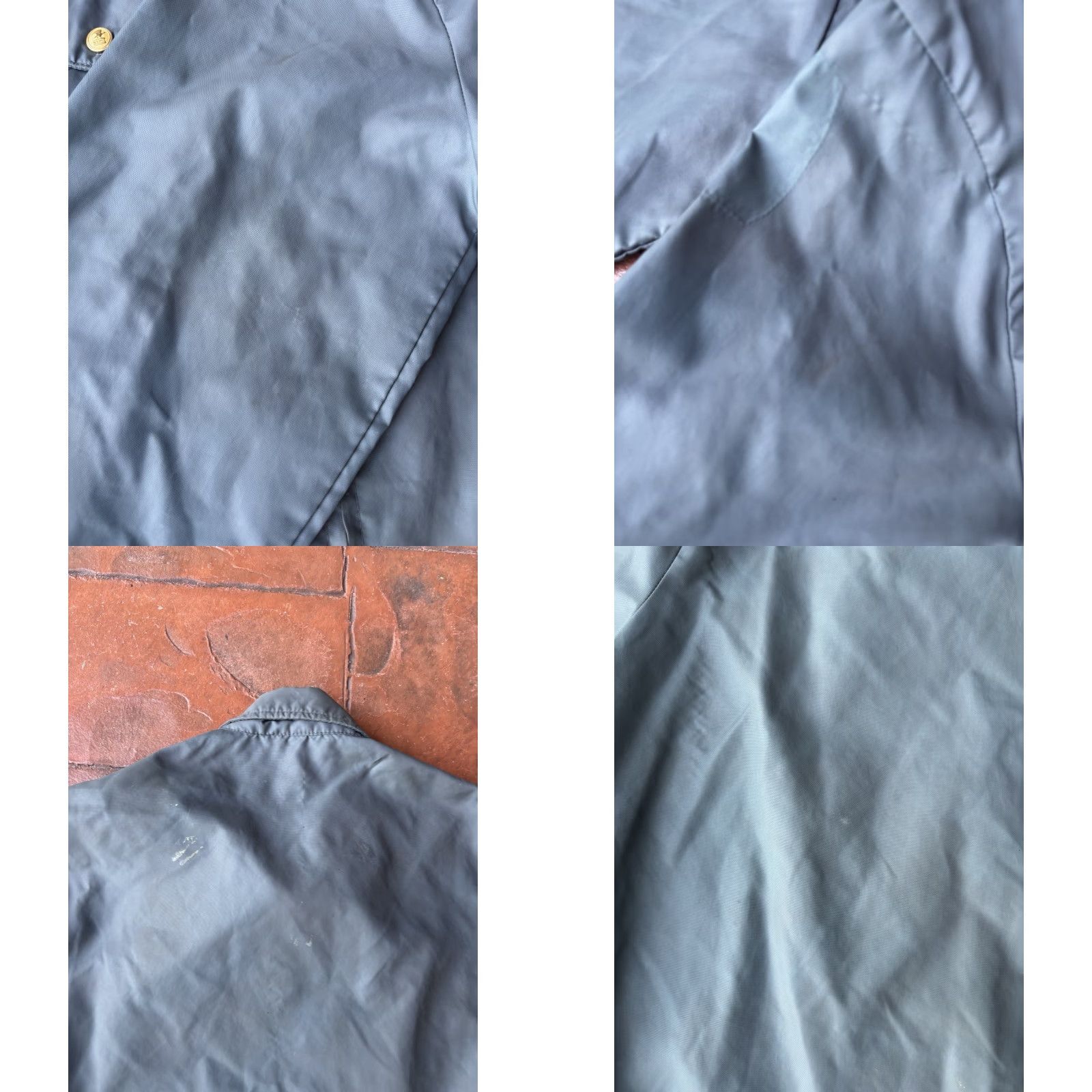 Vintage VINTAGE US Mail Jacket L Gray Nylon Embroidered Logo Zipper Full Zip Collared Windbreaker Mens Large Size US L / EU 52-54 / 3 - 8 Thumbnail