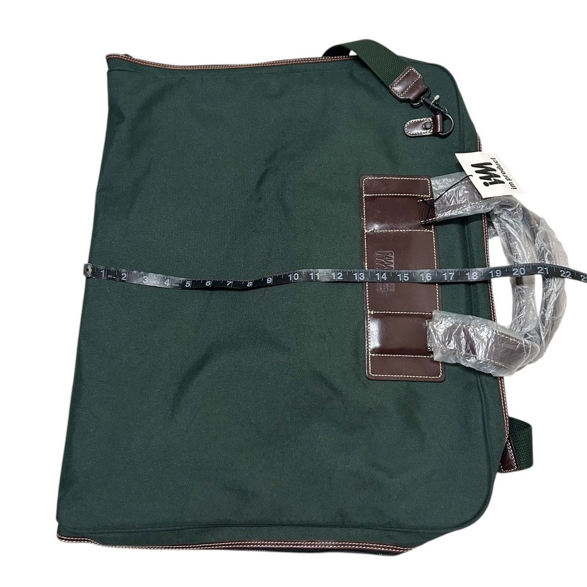 Issey Miyake 754 80s ISSEY MIYAKE IM PRODUCT vintage bag shoulder green Size ONE SIZE - 19 Thumbnail