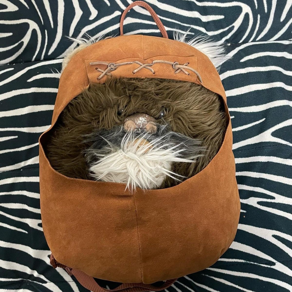 Star Wars Vintage Backpack Star Wars Ewok Stormtrooper Head Y2k Style Size ONE SIZE - 3 Thumbnail
