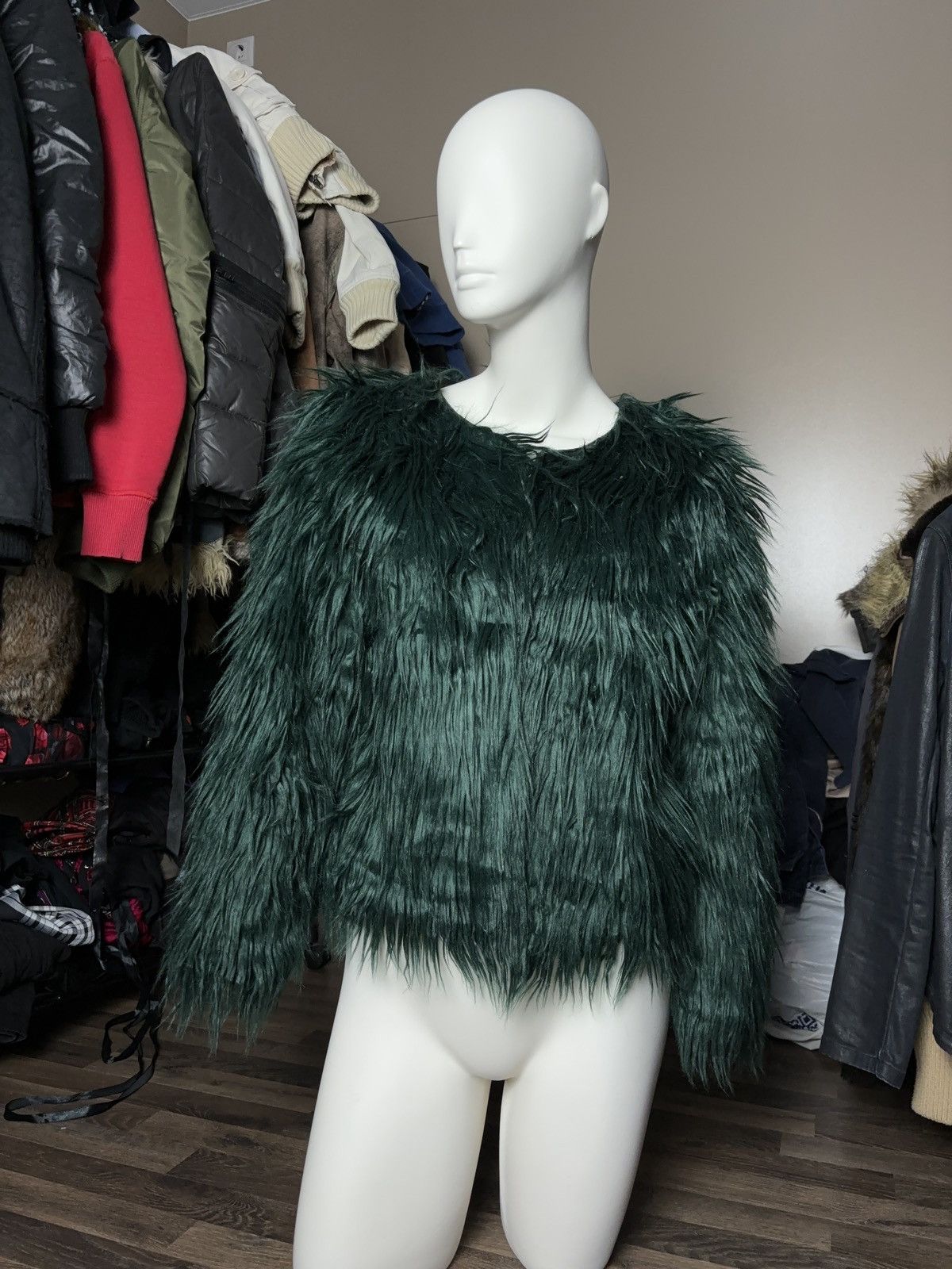 Japanese Brand × Vintage Vintage faux fur avant garde coat opium style jacket Size M / US 6-8 / IT 42-44 - 7 Thumbnail