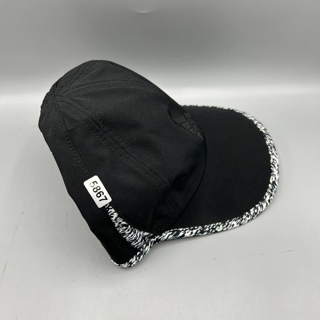 Adidas Adidas Climalite Hat Men Black White Gray Strap Back Cap Size ONE SIZE - 9 Thumbnail