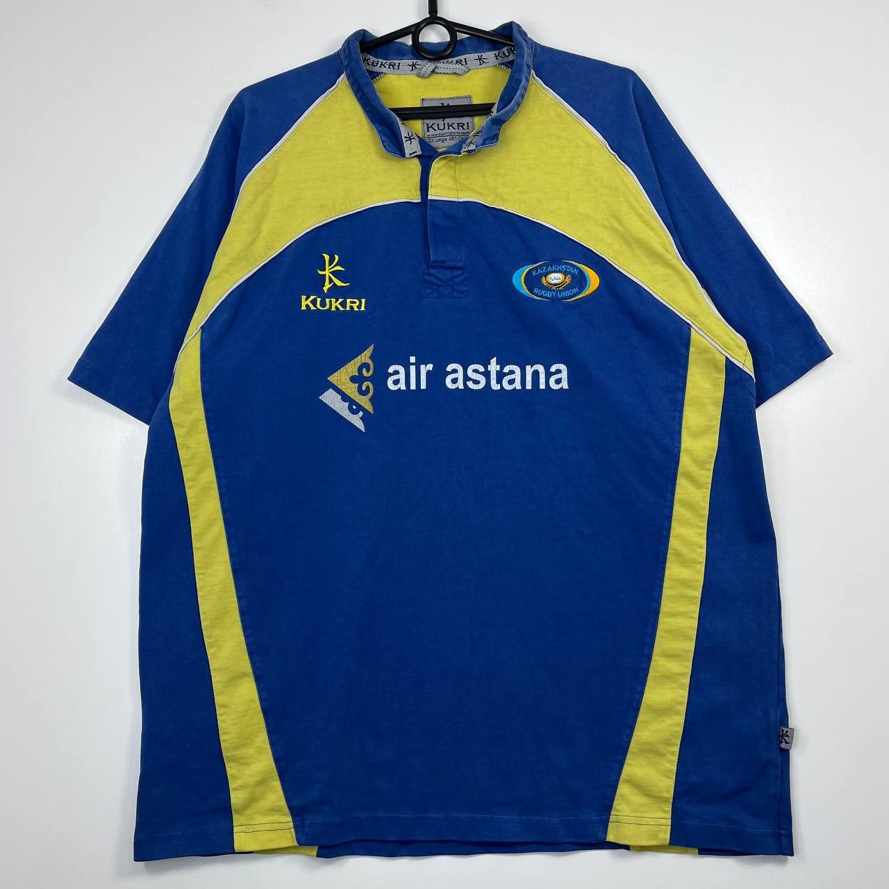Other Kazakhstan Rugby Union Kukri Air Astana Rugby Shirt Mens XXL Size US XXL / EU 58 / 5 - 1 Thumbnail