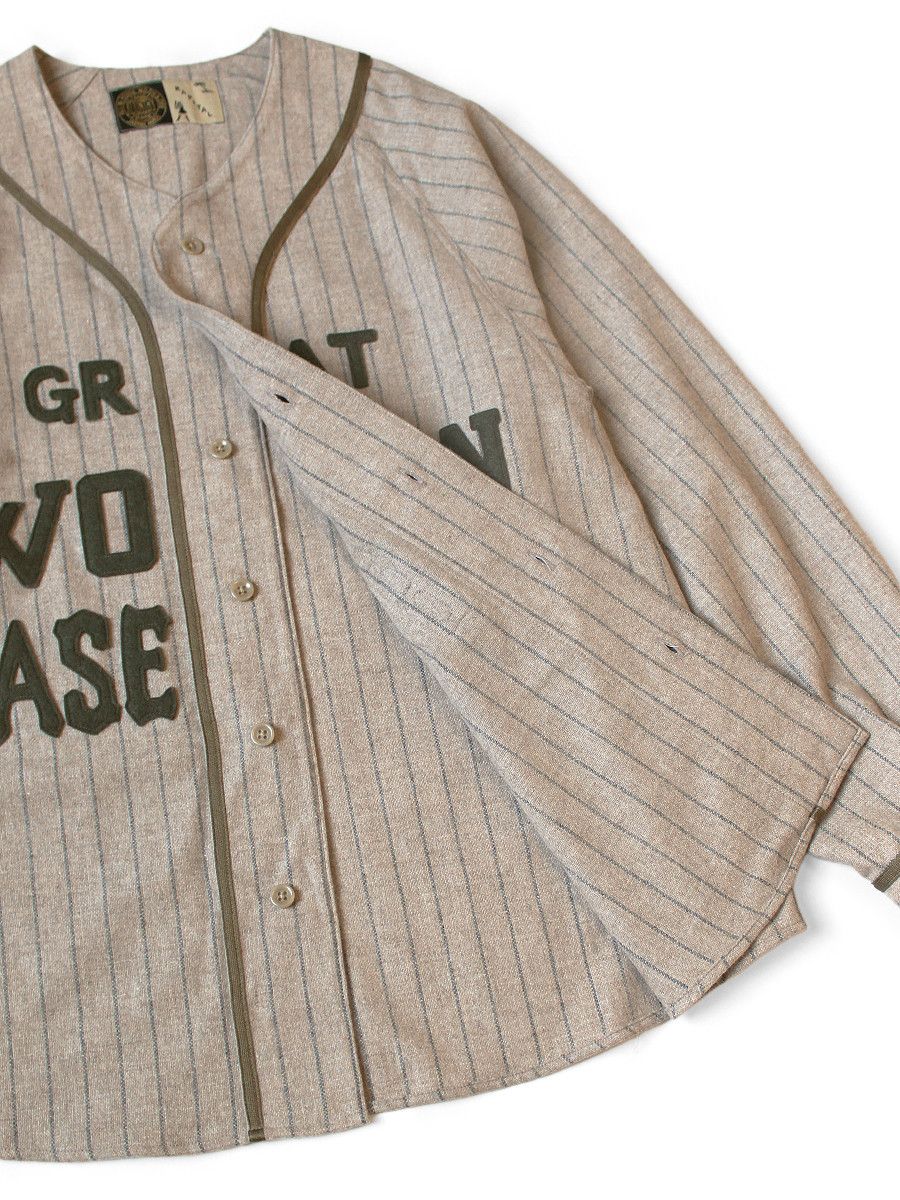 Kapital kapital Wool GREAT WOMEN Baseball Long Sleeve Shirt Size US M / EU 48-50 / 2 - 4 Thumbnail