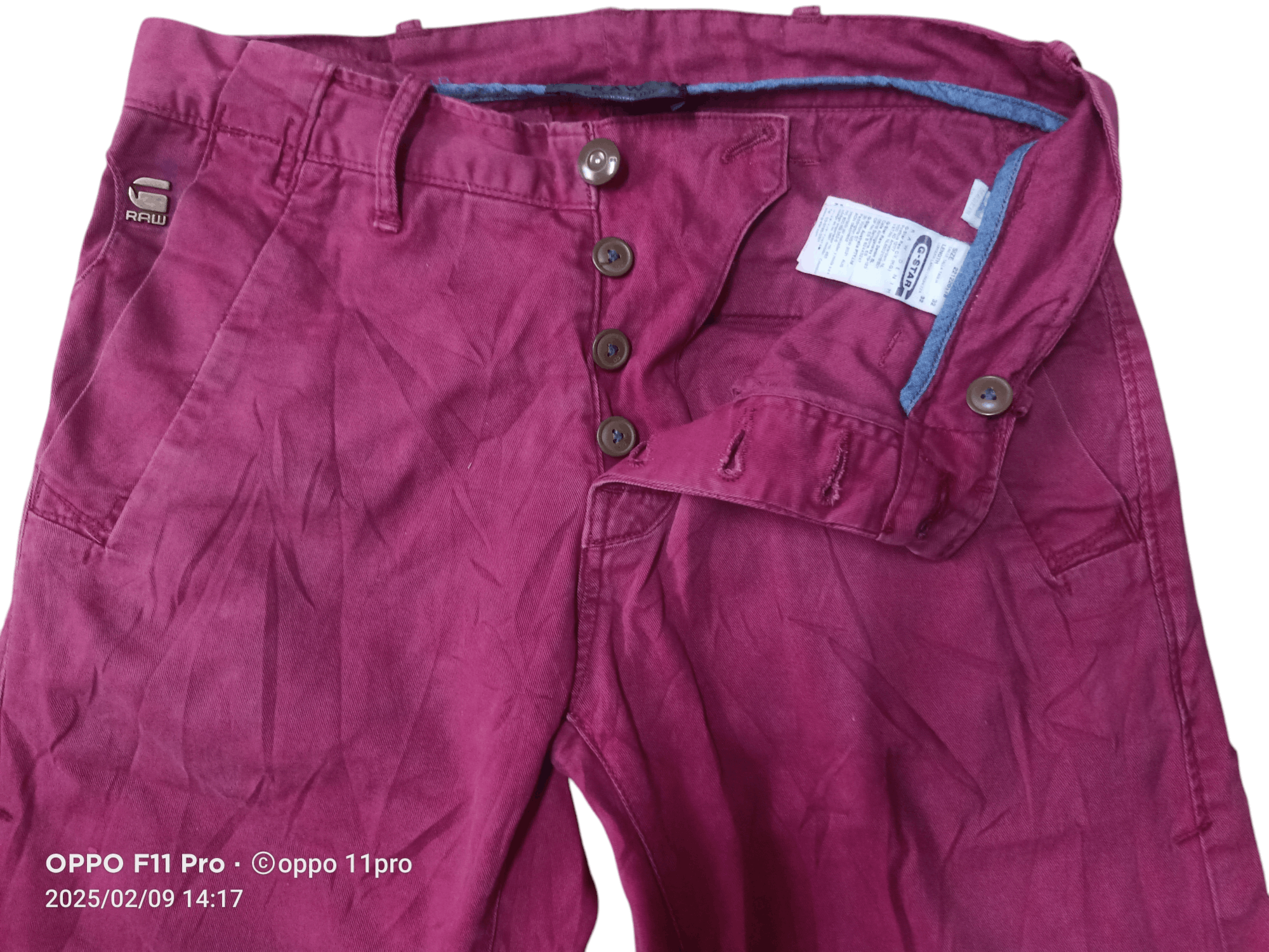 G-Star × Vintage G star Men Casual Cotton Pants Correctline Size US 33 - 8 Thumbnail