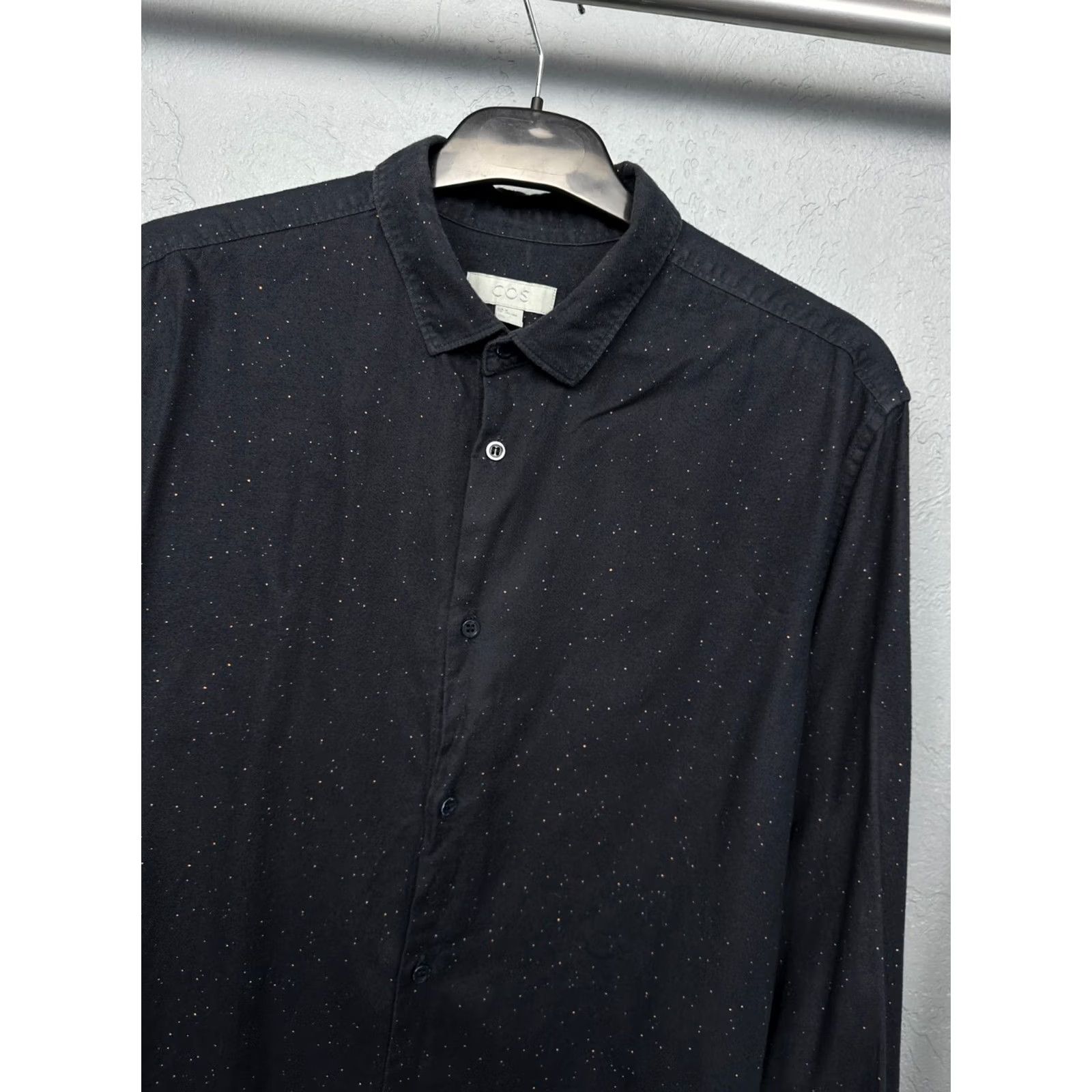 Cos Cos Mens Cotton Long Sleeve Shirt M Blue COS Shirt Mens Regular XS? Size US M / EU 48-50 / 2 - 2 Thumbnail