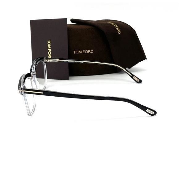 Tom Ford Tom Ford FT5550-B 005 Black Crystal / Blue Block 54mm Eyeg Size ONE SIZE - 3 Thumbnail