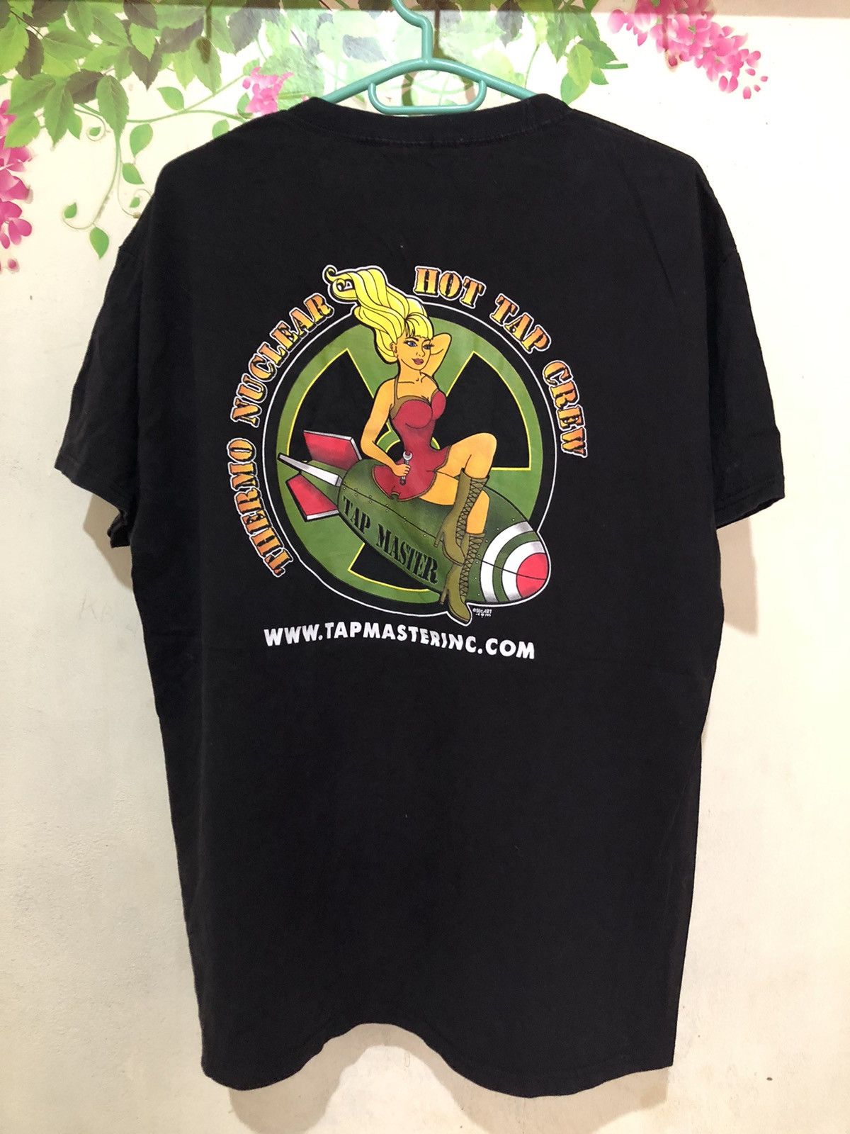 Designer × Vintage Tap Master inc Graphic Girl t-shirt Size US L / EU 52-54 / 3 - 4 Thumbnail