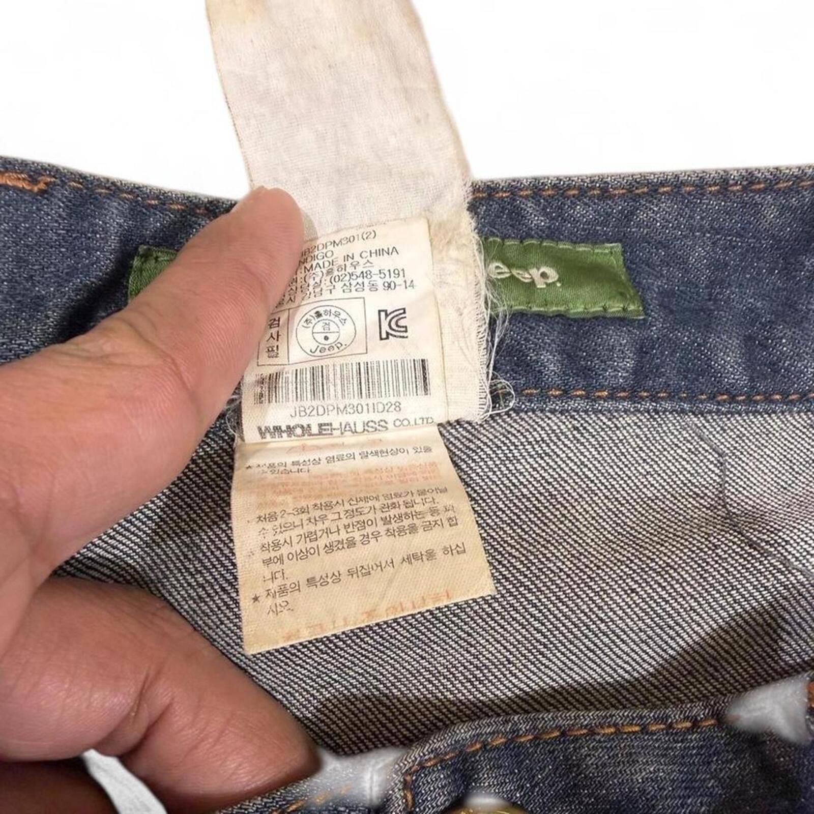 Jeep Vintage jeep dirty shade denim jeans Size 30" / US 8 / IT 44 - 7 Thumbnail