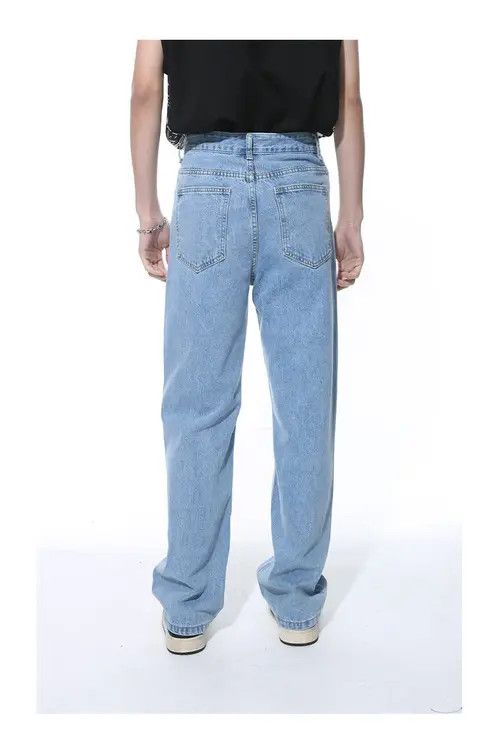 Other Simple classic basic washed light blue jeans Size US 33 - 7 Thumbnail