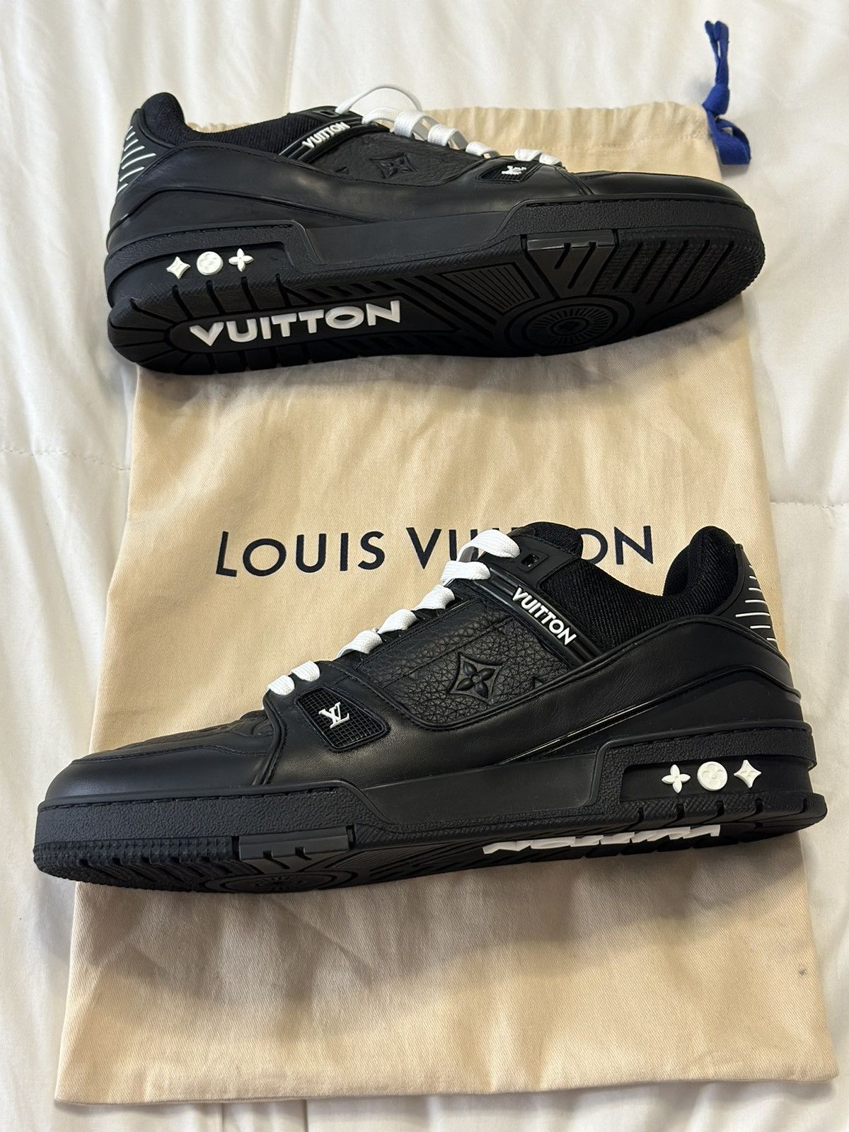 Louis Vuitton Louis Vuitton Trainer size 9 1/2 no box | Grailed display picture 3