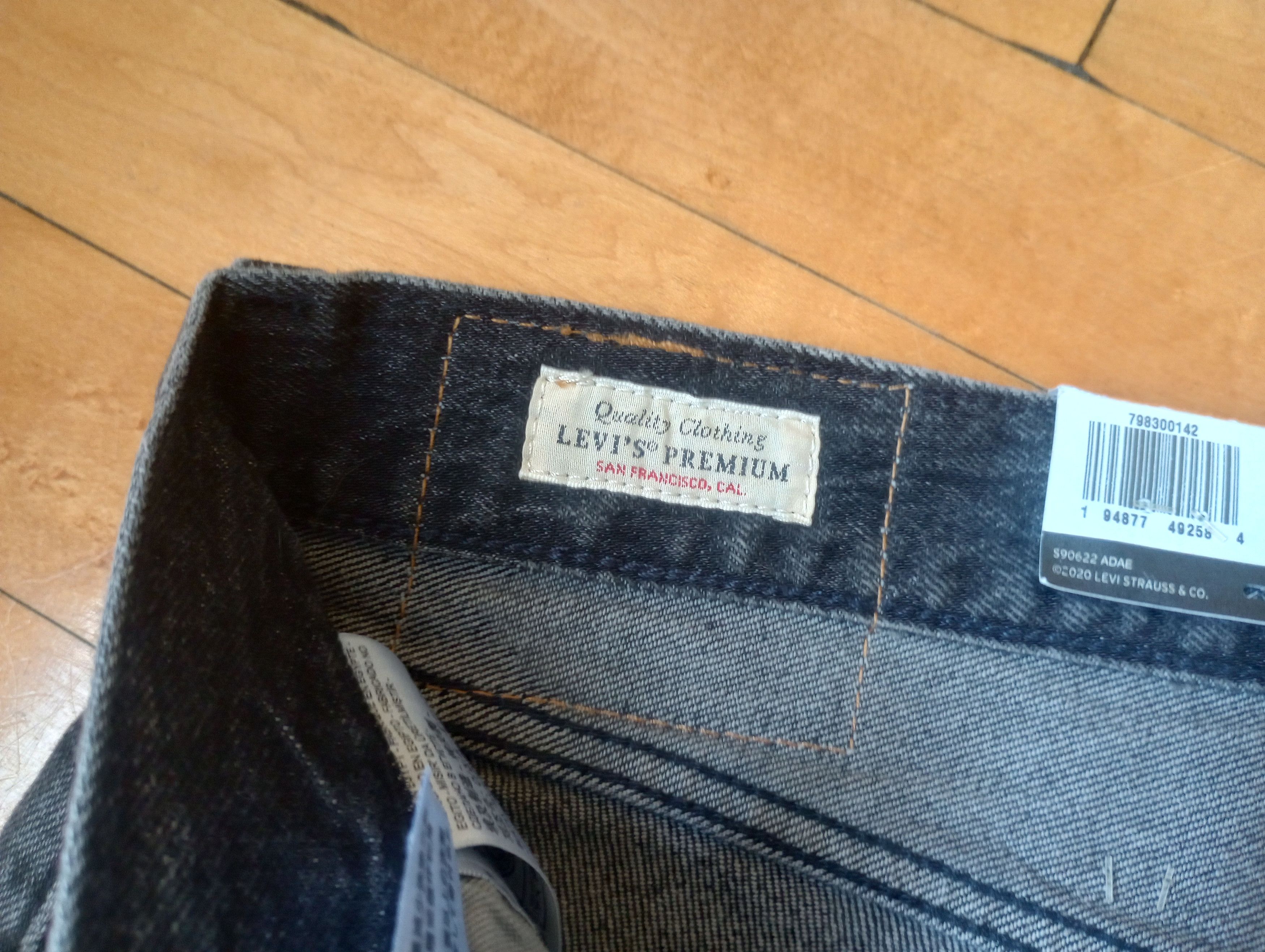 Levi's Levi's Premium '93 Straight Stretch 501 Jeans 29x32 Size US 29 - 7 Thumbnail
