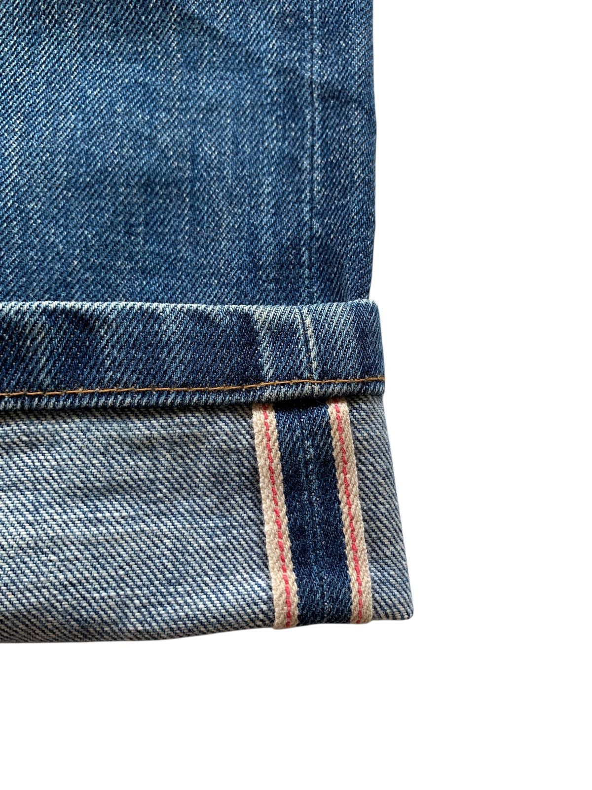 A.P.C. A.P.C SELVEDGE FADED & RUSTY JAPANESE DISTRESSED DENIM Size US 30 / EU 46 - 10 Thumbnail