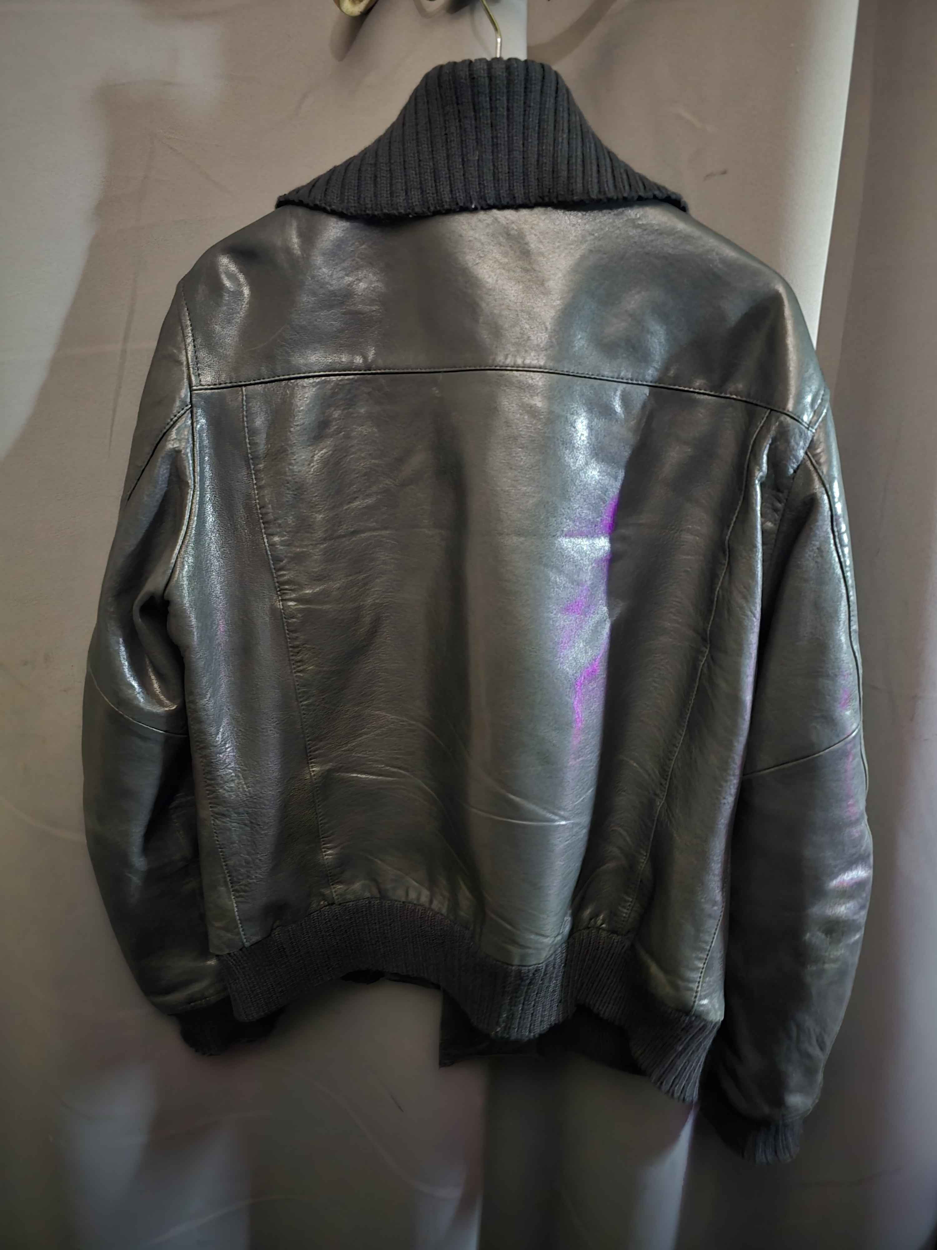 Gazzarrini Gazzarrini Leather jacket bomber Size US L / EU 52-54 / 3 - 4 Thumbnail