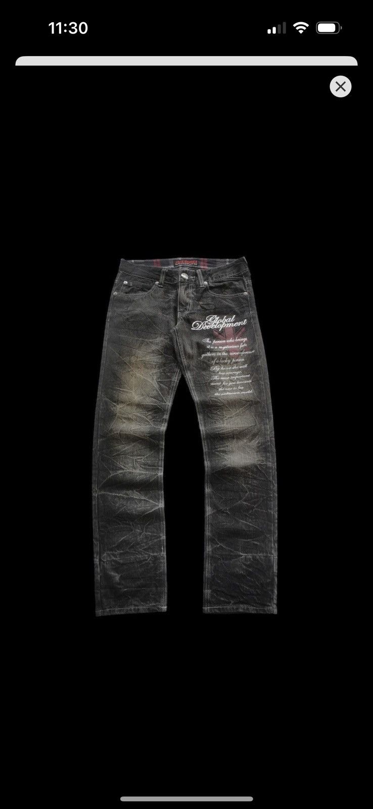 Japanese Brand Jack serika Size US 32 / EU 48 - 1 Thumbnail