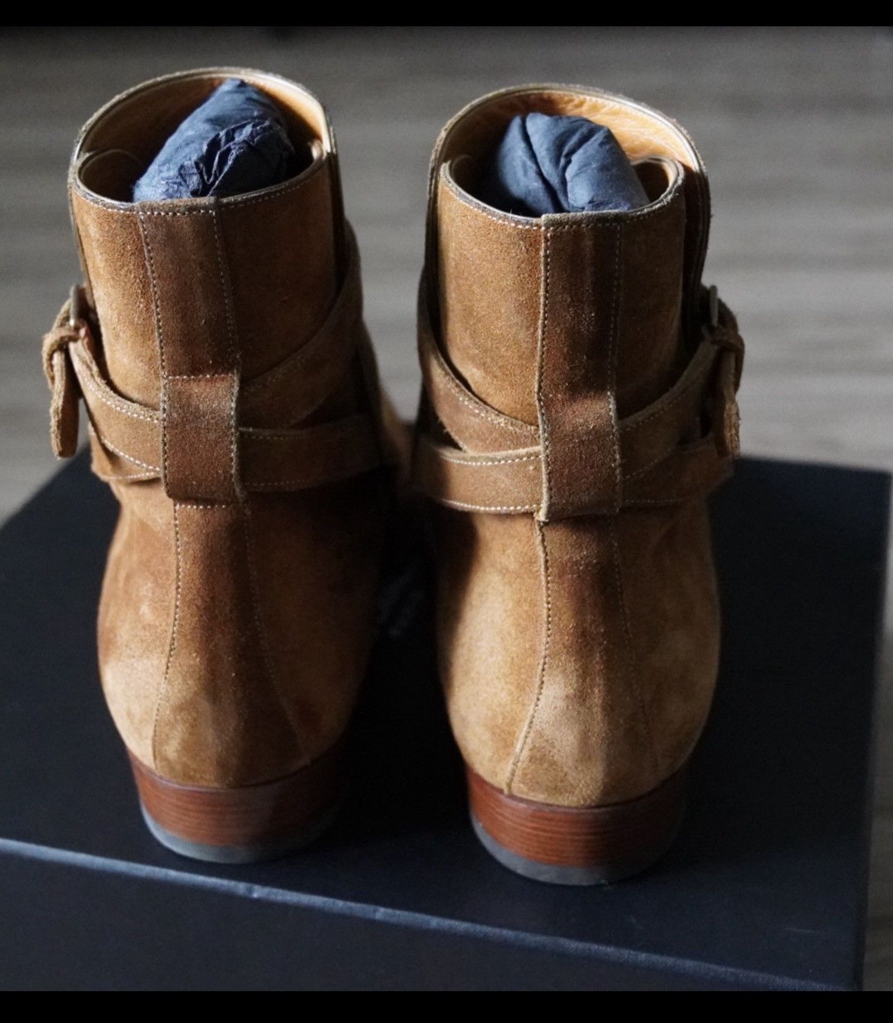 Saint Laurent Paris FW16 Saint Laurent Paris Wyatt Jodhpur Boot in Tan Suede Size US 11 / EU 44 - 5 Thumbnail