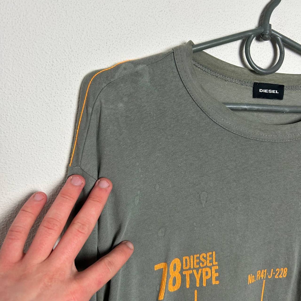 Diesel Designer Diesel Graphic logo y2k streetwear longsleeve Size US L / EU 52-54 / 3 - 7 Thumbnail