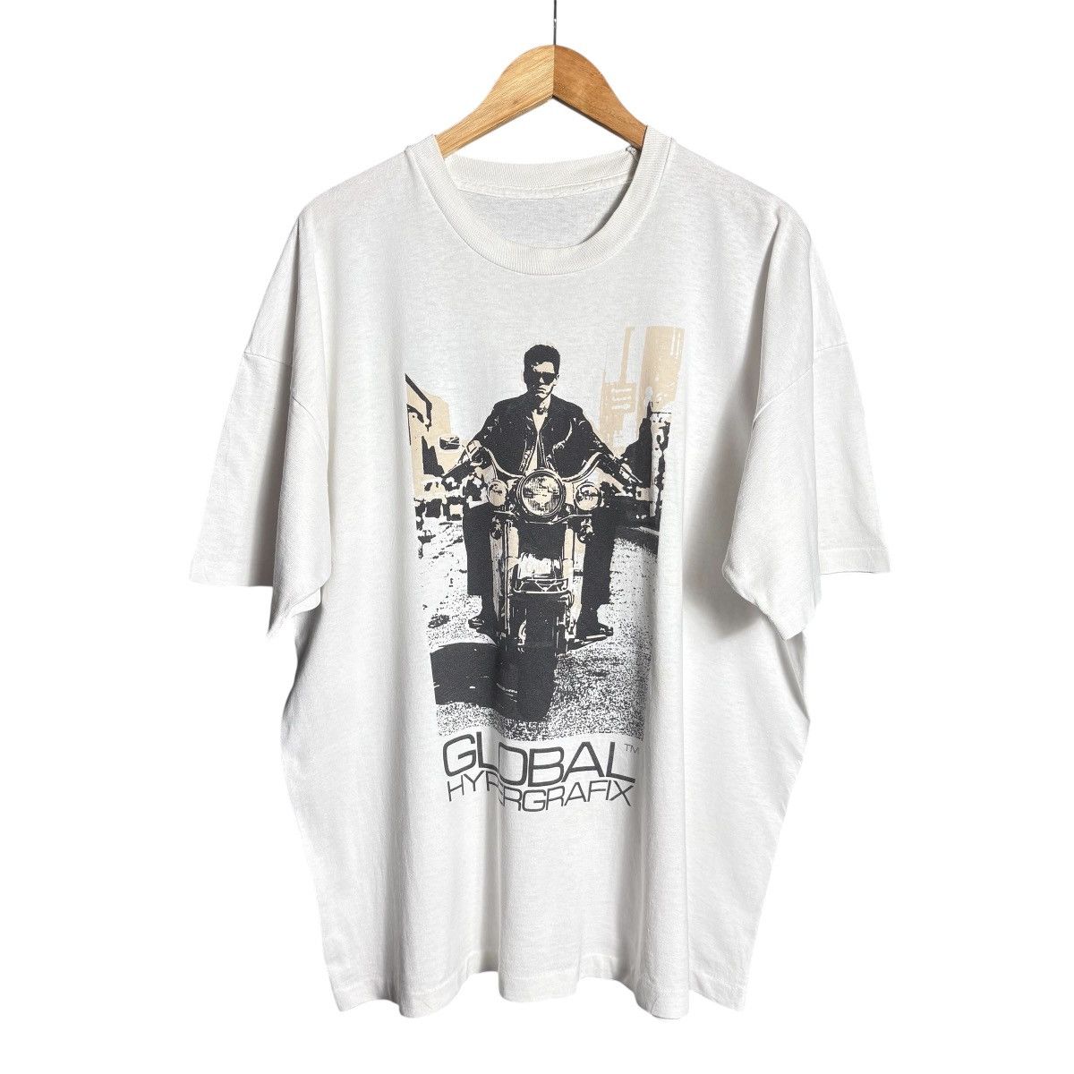 Vintage 90s Bruce Weber x Calvin Klein Biker Graphic T-Shirt