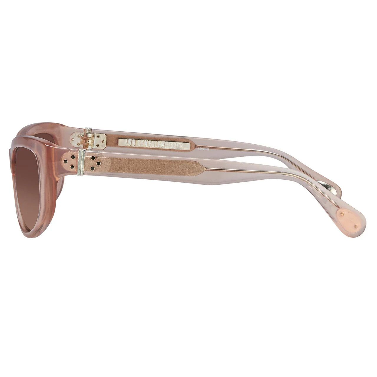 Ann Demeulemeester Ann Demeulemeester Sunglasses Cat Eye Blush Pink and Brown Size ONE SIZE - 4 Thumbnail