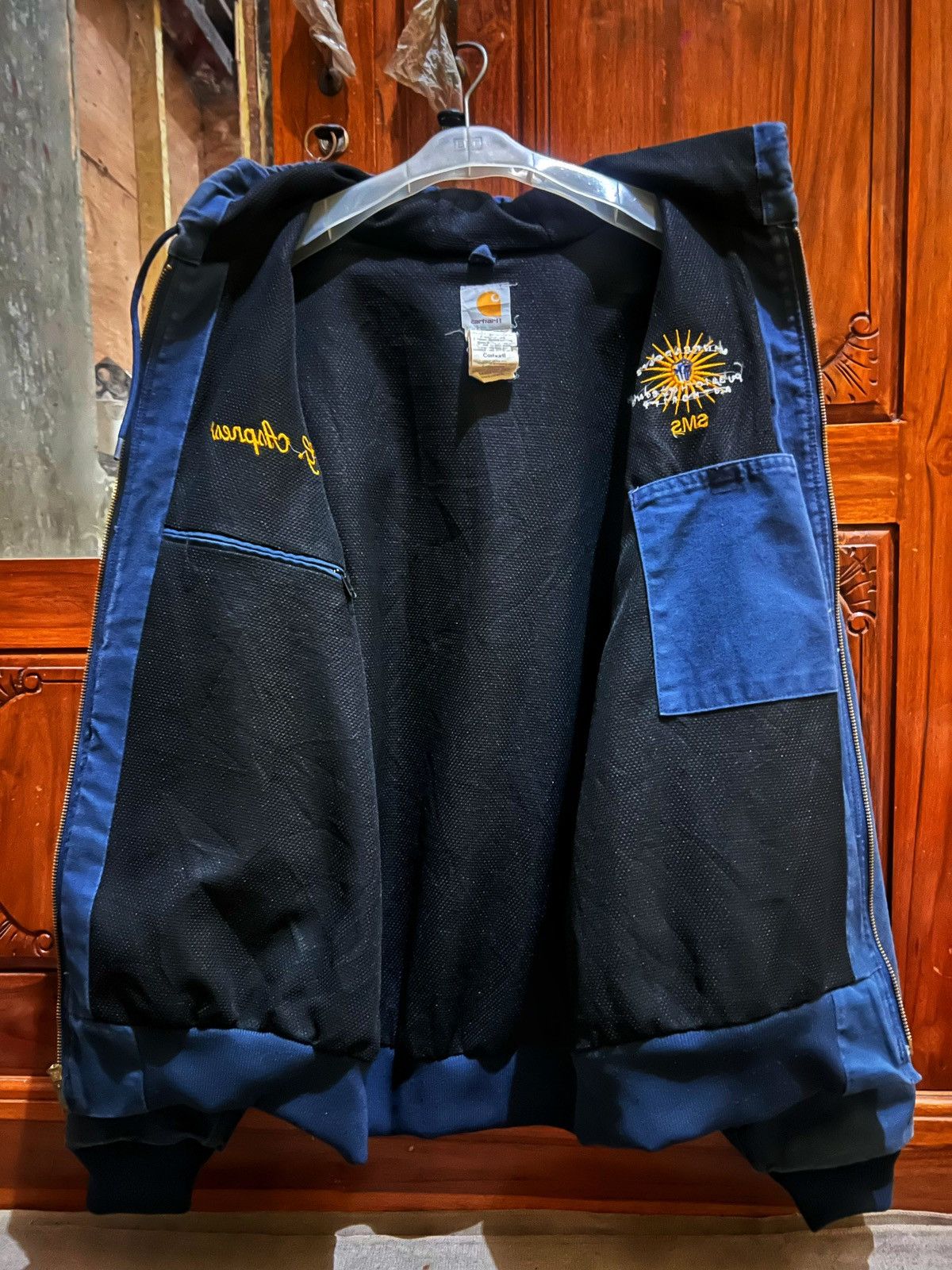 Carhartt Carhartt Active Jacket J131 NVY Size US XL / EU 56 / 4 - 3 Thumbnail