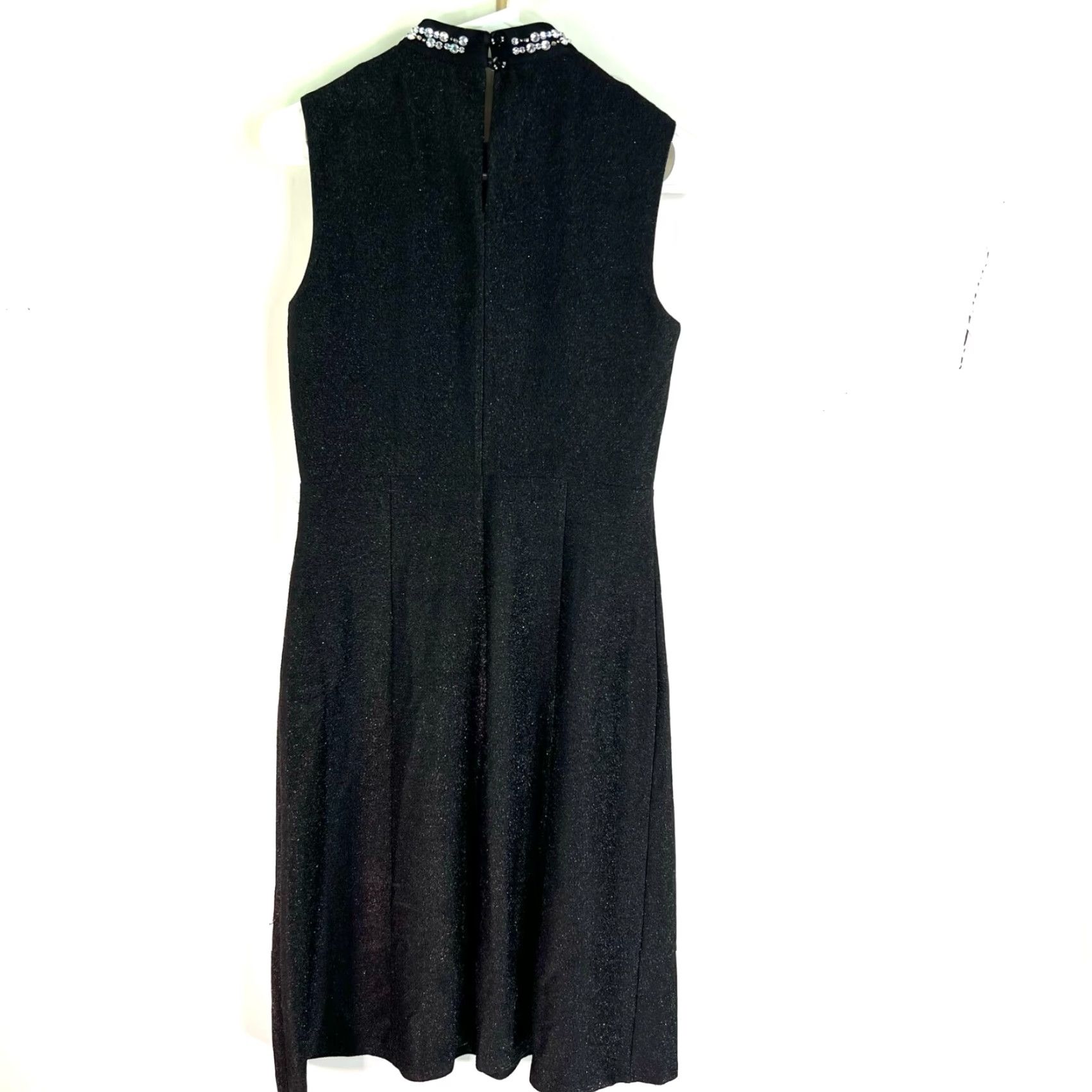 Vintage California Dress Women Sleeveless Jeweled Black Sheath Size 6 Formal Cocktail Womens Size M / US 6-8 / IT 42-44 - 6 Thumbnail