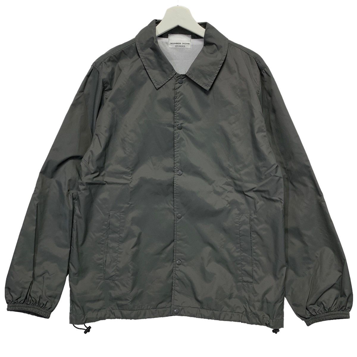 Number (N)ine NUMBER NINE GUITAR PICK LOGO COACH JACKET GREY Size US S / EU 44-46 / 1 - 2 Thumbnail