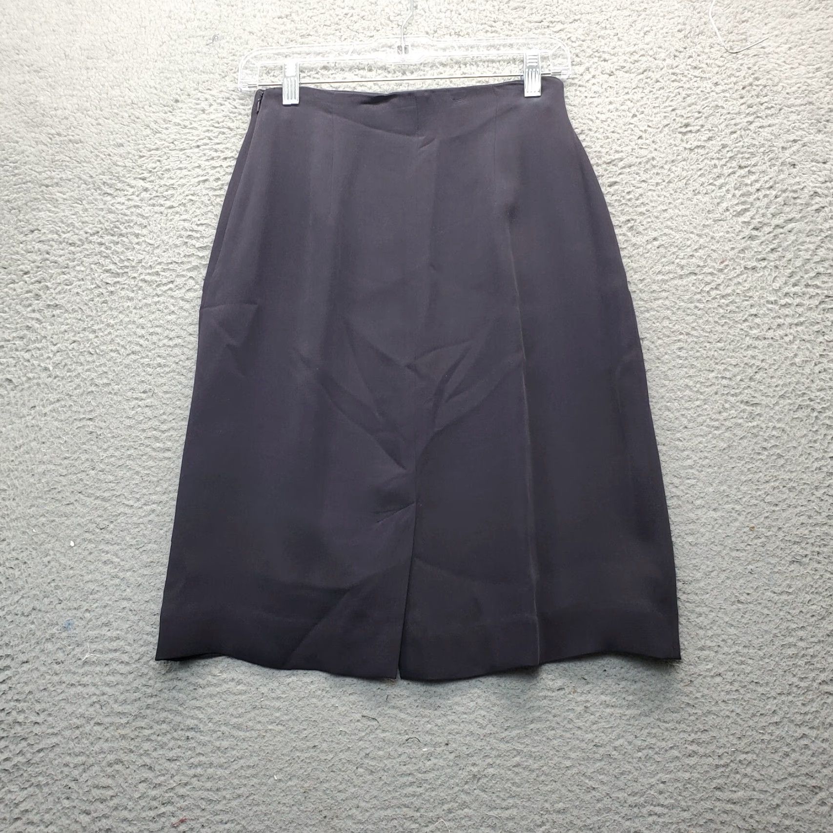 Jones New York Jones New York 2 Piece Set Blazer & Skirt Womens Size 4 Black 100% Silk Lined Size 27" / US 4 / IT 40 - 5 Thumbnail