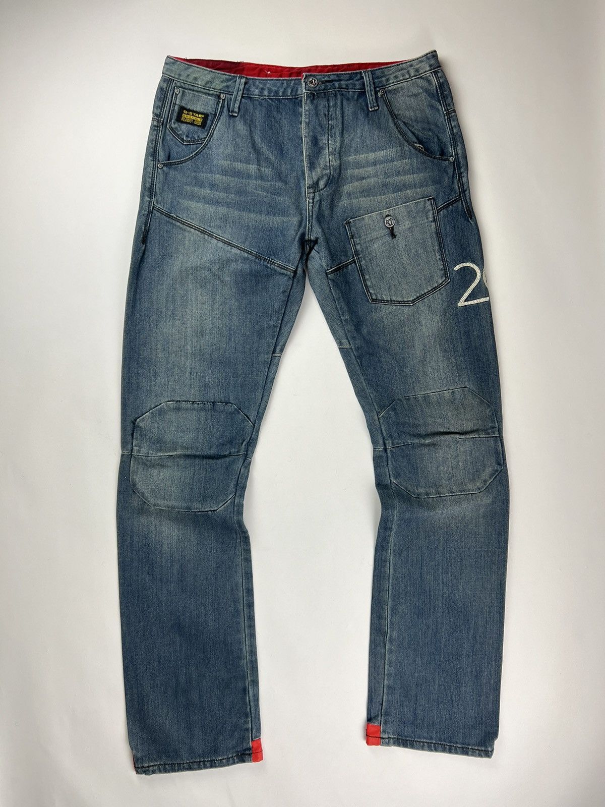G-Star × Vintage Blue Cargo Pants G-Star Raw 20 rare, 90s Vintage W34 L34 Size US 34 / EU 50 - 1 Thumbnail