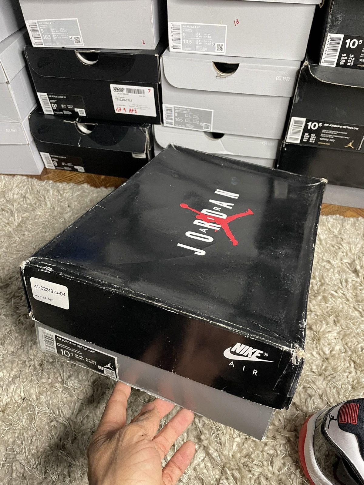 Jordan Brand Jordan 11 Low Bred Concord Size US 10.5 / EU 43-44 - 11 Thumbnail