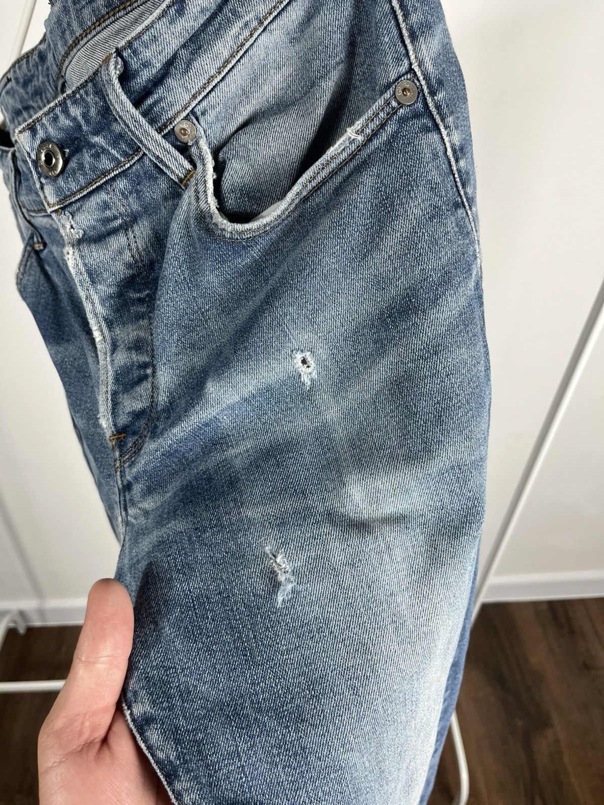 G-Star G-Star RAW 3301 Straight Fit Jeans W31 L32 Light Wash Size US 31 - 10 Thumbnail
