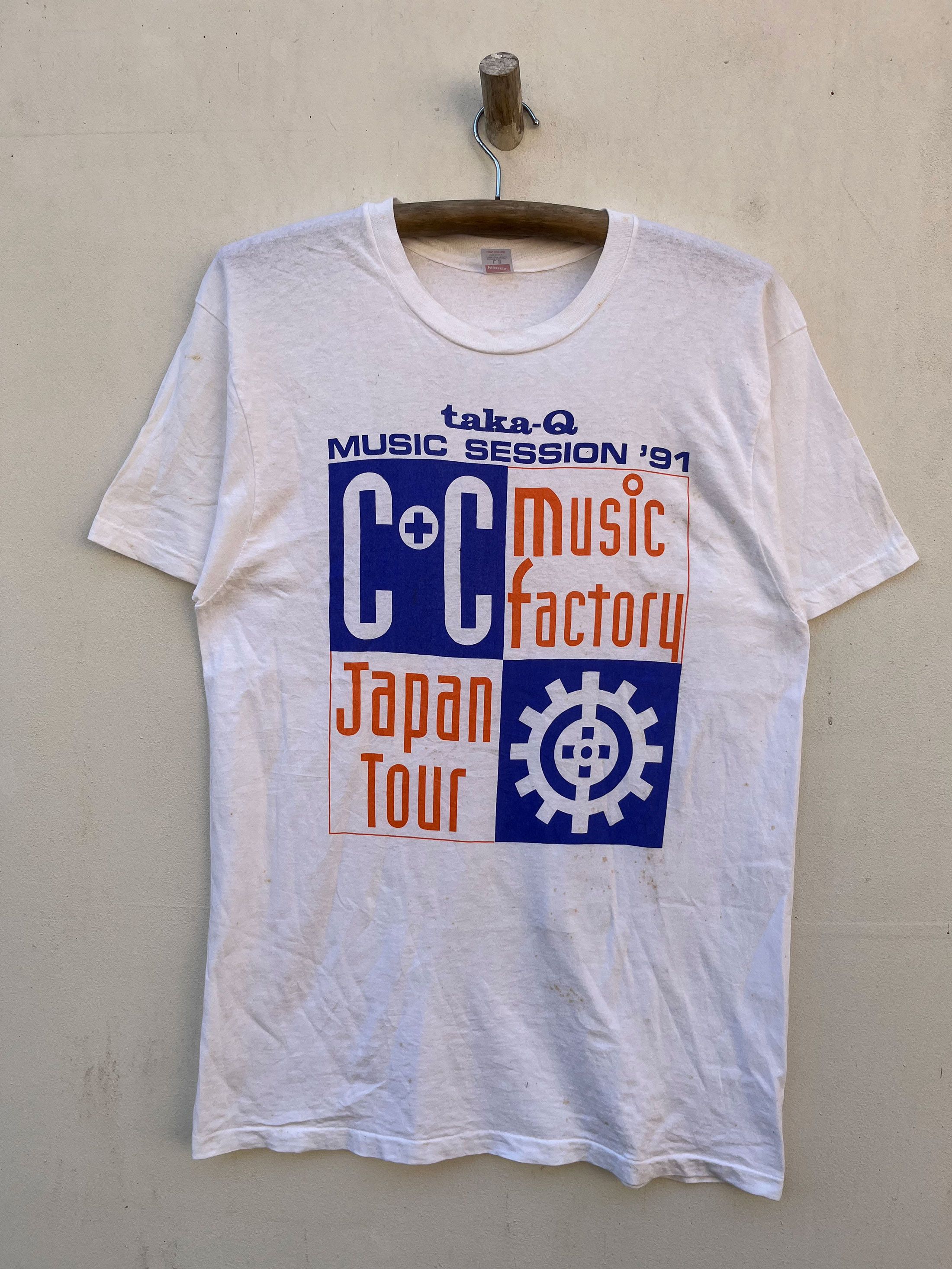 レア】C+C music factory ロゴ Tシャツ USA製 Vintage C+C Musical