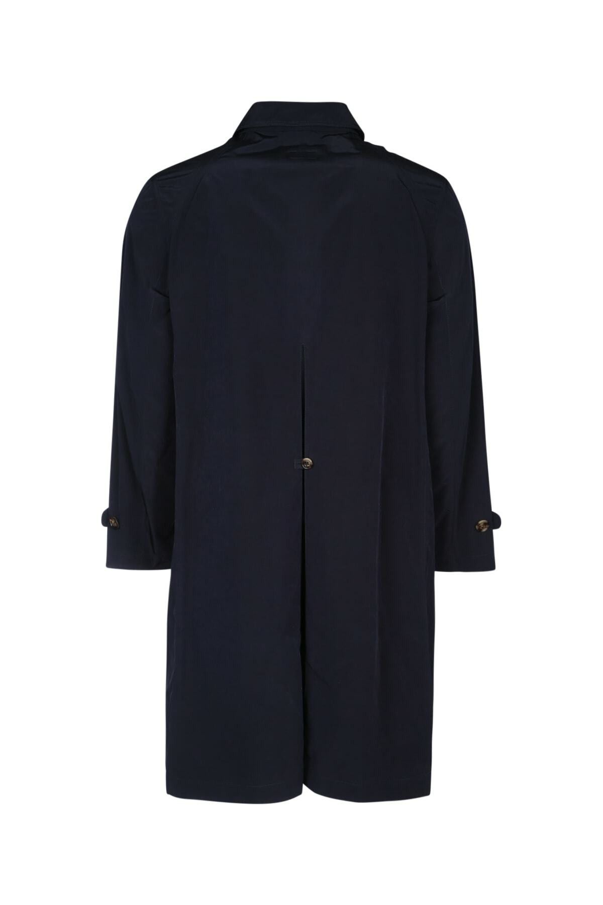 Brunello Cucinelli o1y0526 Overcoat in Midnight Blue Size US L / EU 52-54 / 3 - 2 Thumbnail