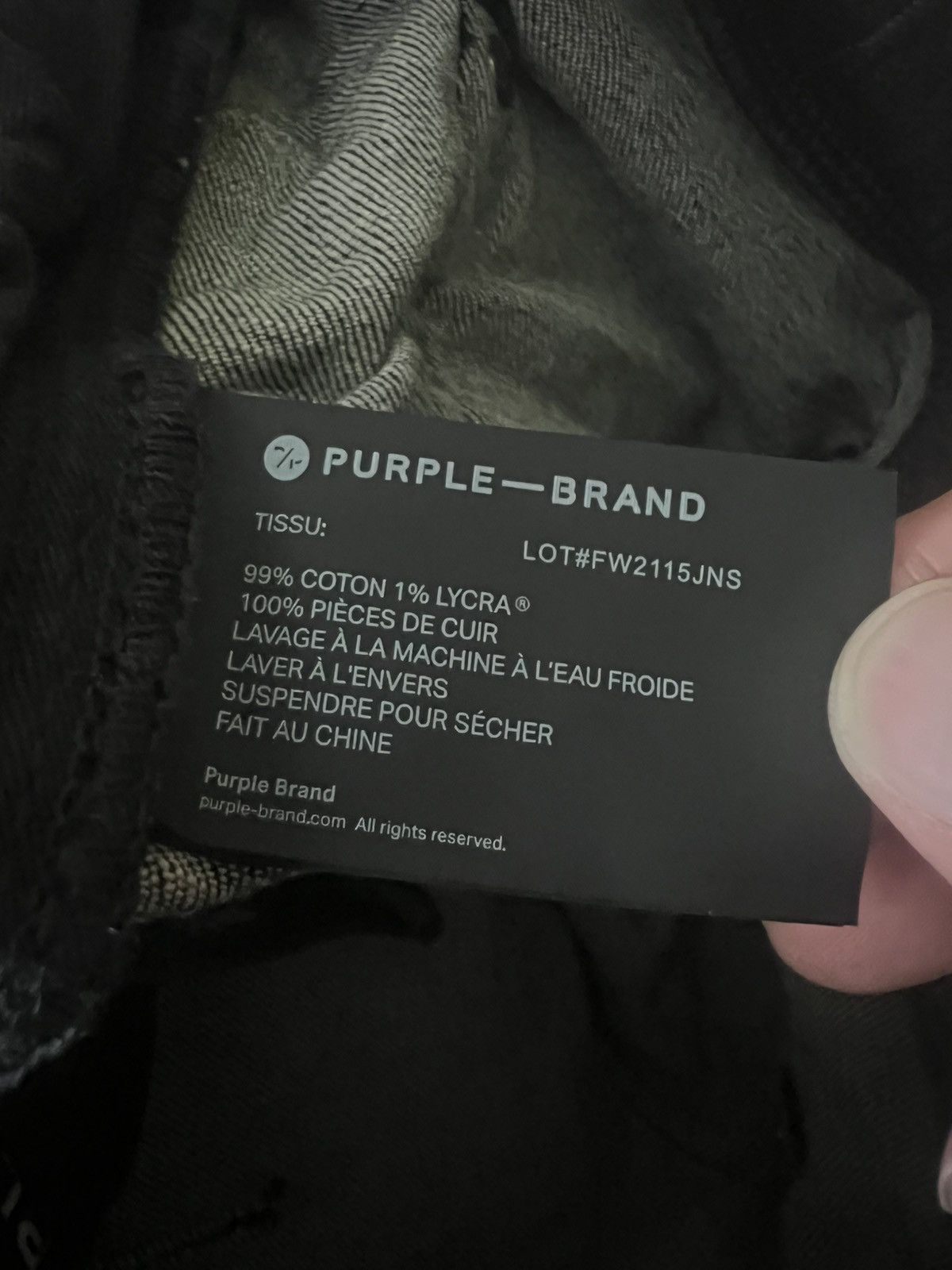 Purple Brand Purple Brand Jeans Mens Slim Fit P001 Gray Size 38/34 Size US 38 / EU 54 - 7 Thumbnail