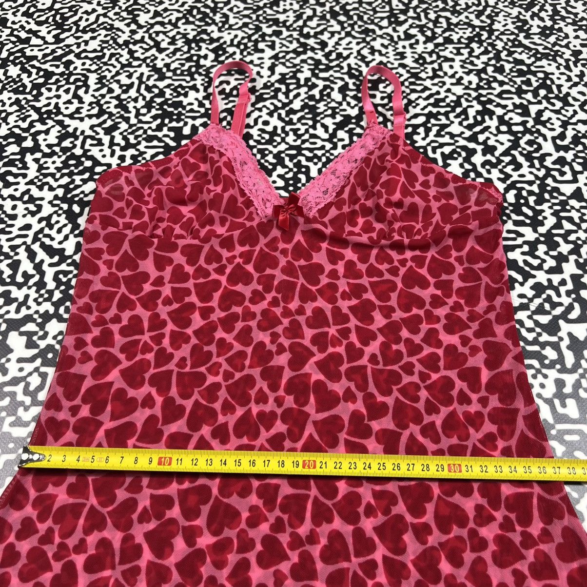 Vintage Vintage Y2K Sexy Heart Monogram Mesh Mini Night Style Dress Size M / US 6-8 / IT 42-44 - 20 Thumbnail